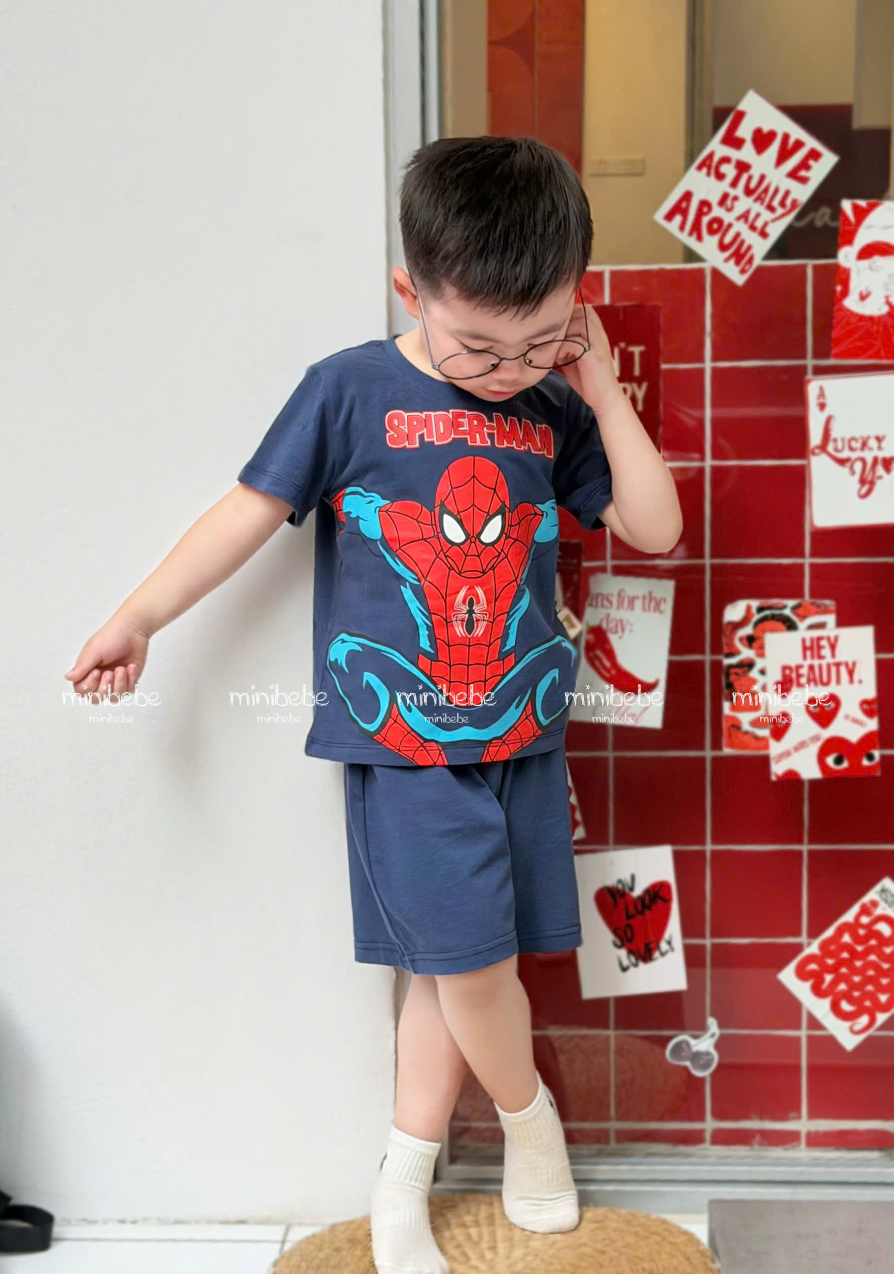 XẢ A134 - SET 2 BỘ SPIDERMEN ĐỎ THAN