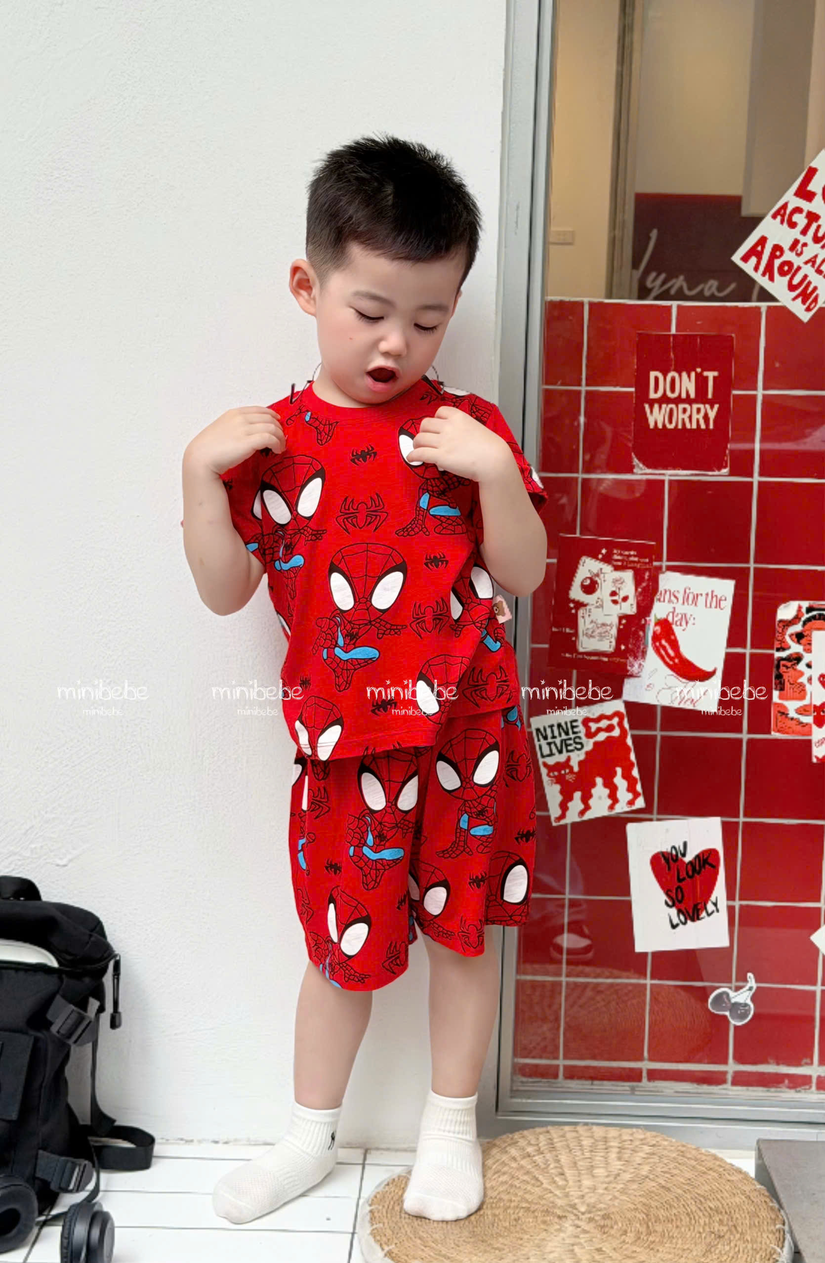 XẢ A134 - SET 2 BỘ SPIDERMEN ĐỎ THAN