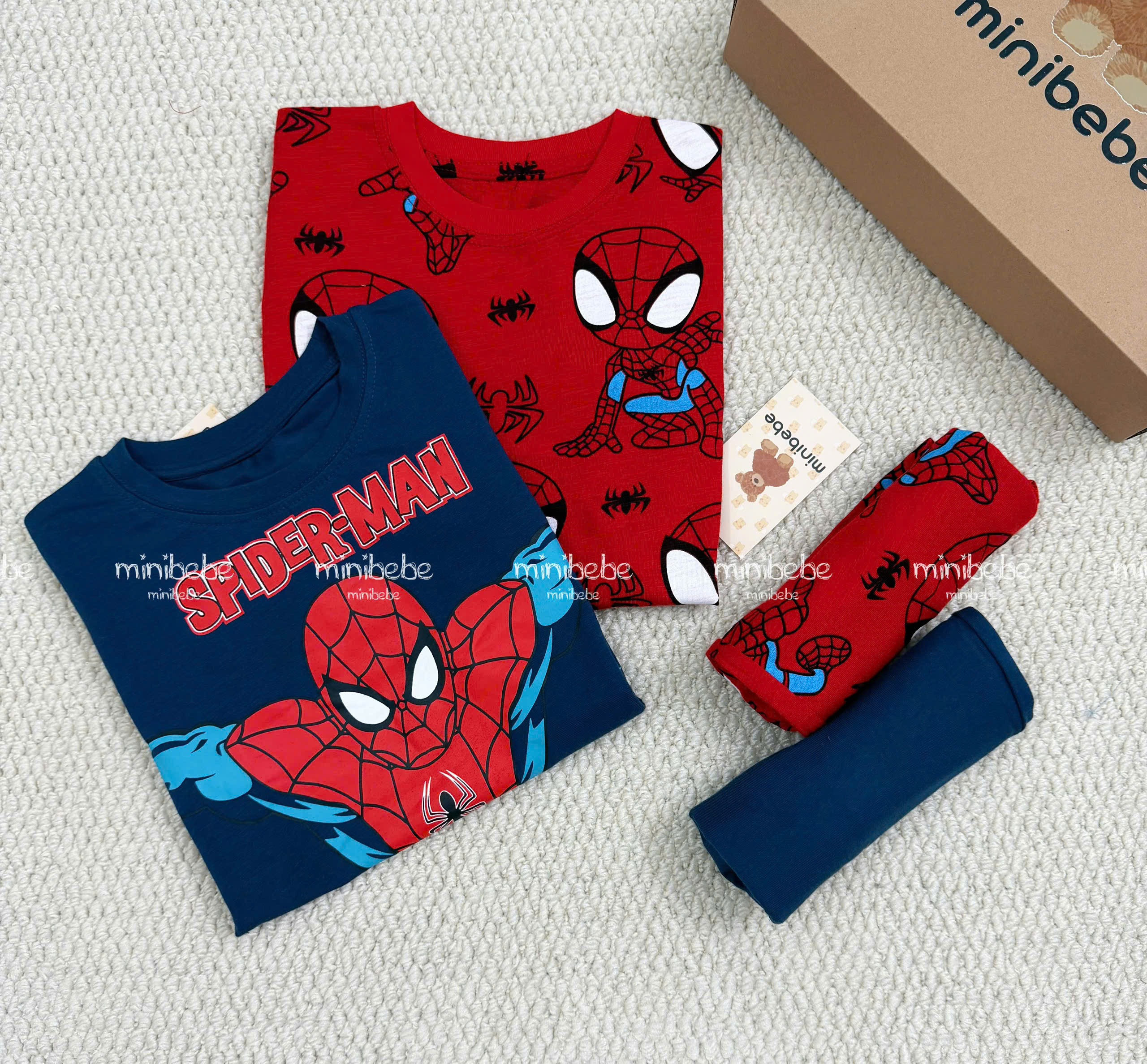 XẢ A134 - SET 2 BỘ SPIDERMEN ĐỎ THAN