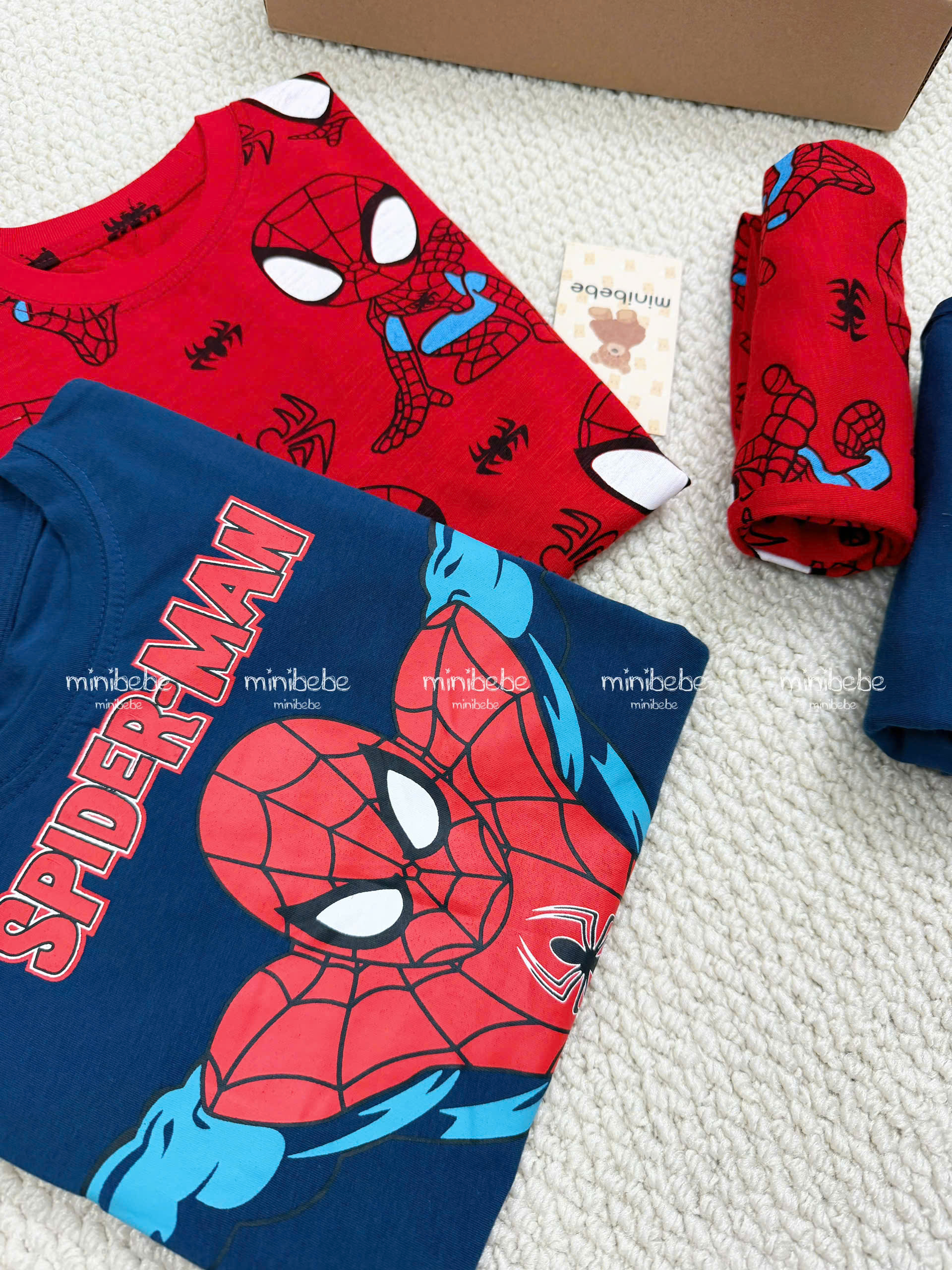 XẢ A134 - SET 2 BỘ SPIDERMEN ĐỎ THAN