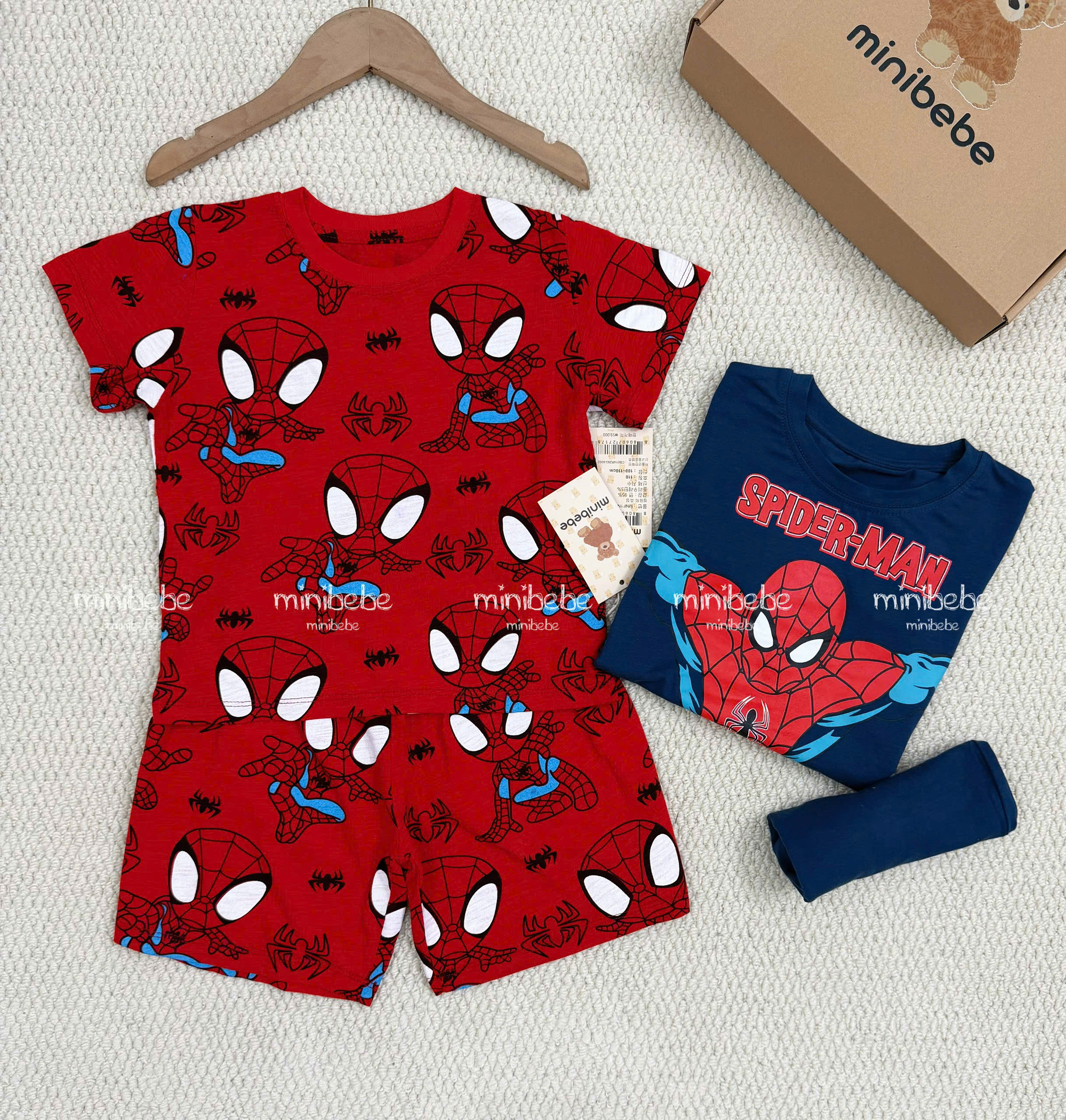 XẢ A134 - SET 2 BỘ SPIDERMEN ĐỎ THAN