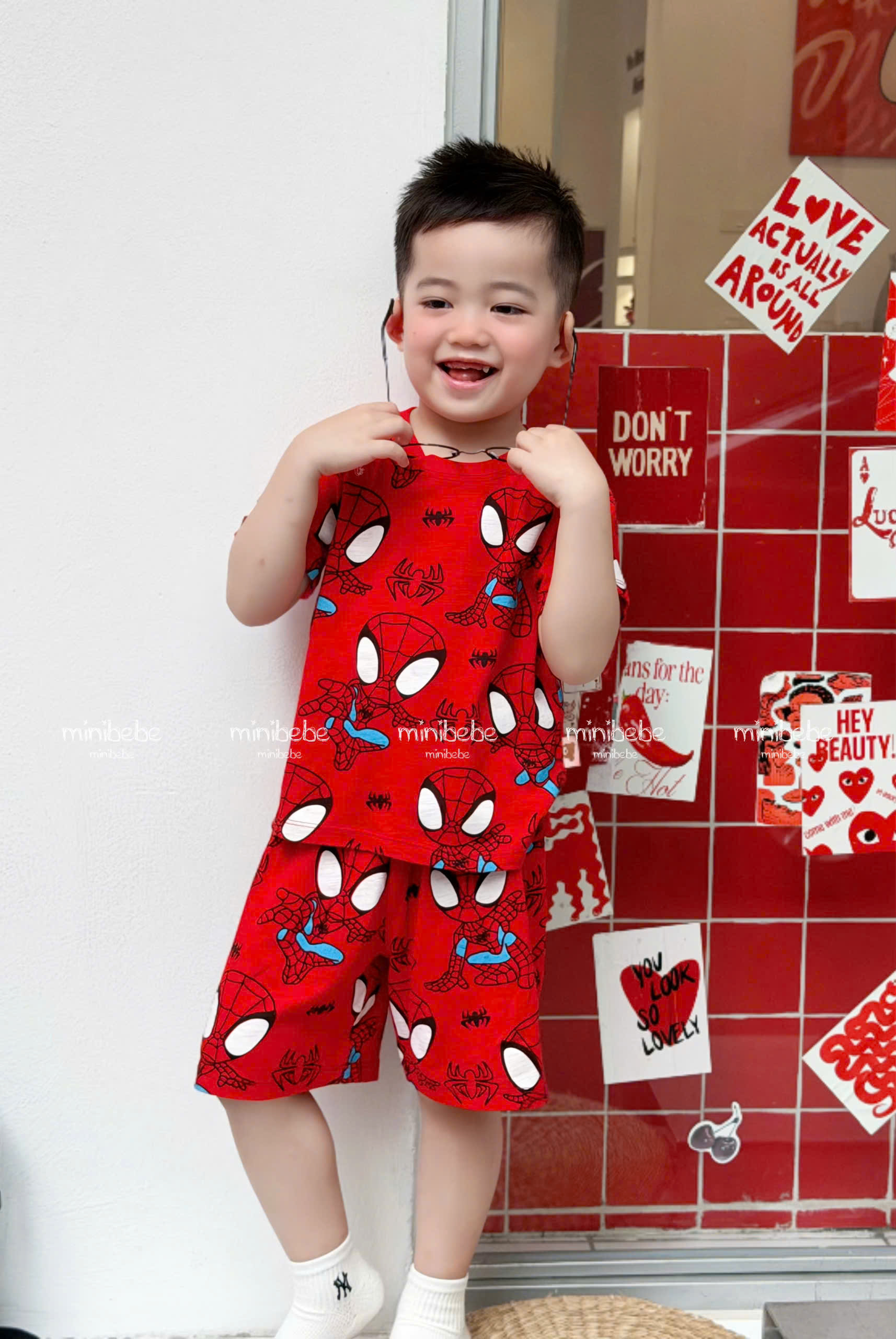 XẢ A134 - SET 2 BỘ SPIDERMEN ĐỎ THAN