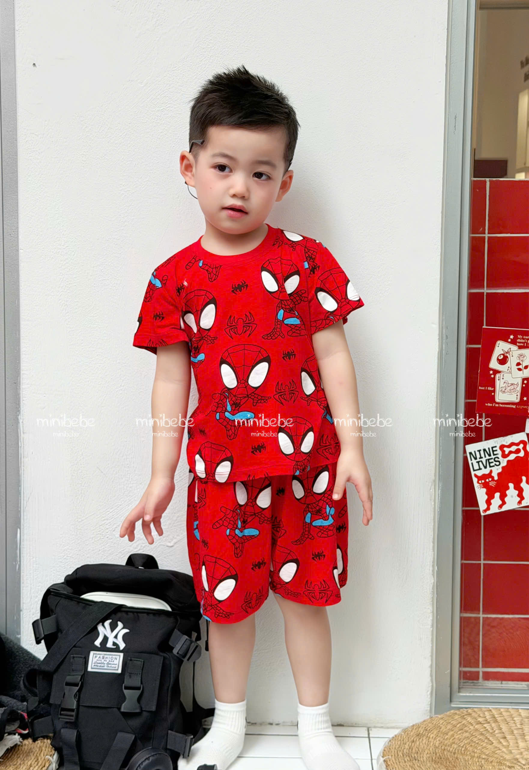 XẢ A134 - SET 2 BỘ SPIDERMEN ĐỎ THAN
