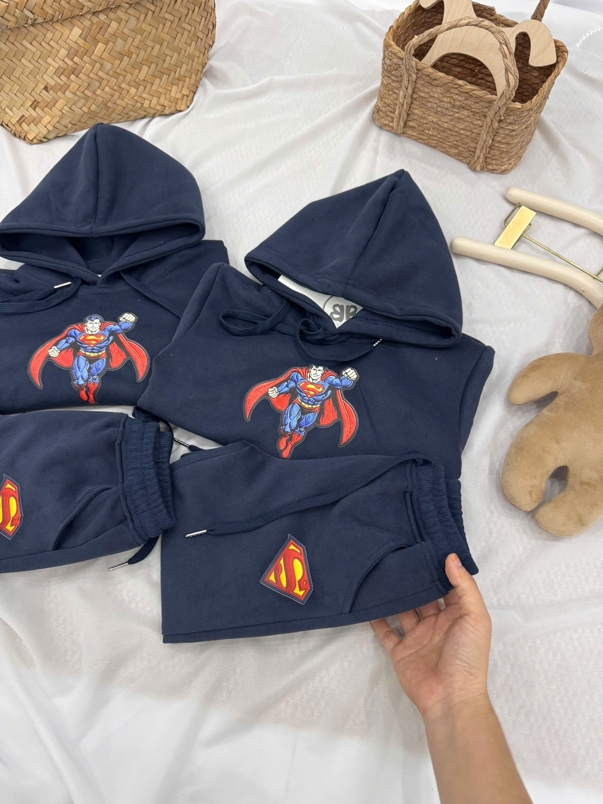 A158 - BỘ NỈ THAN LOGO SPIDERMEN