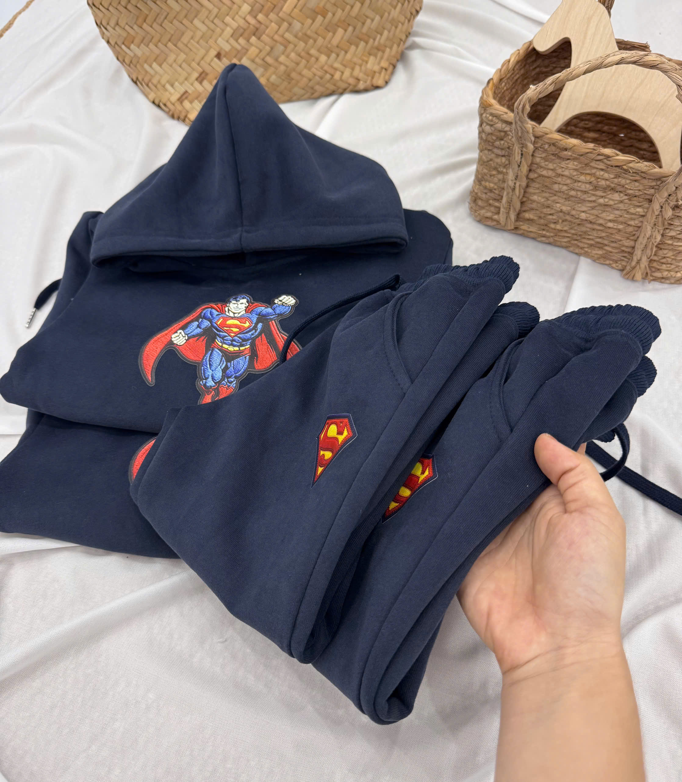 A158 - BỘ NỈ THAN LOGO SPIDERMEN
