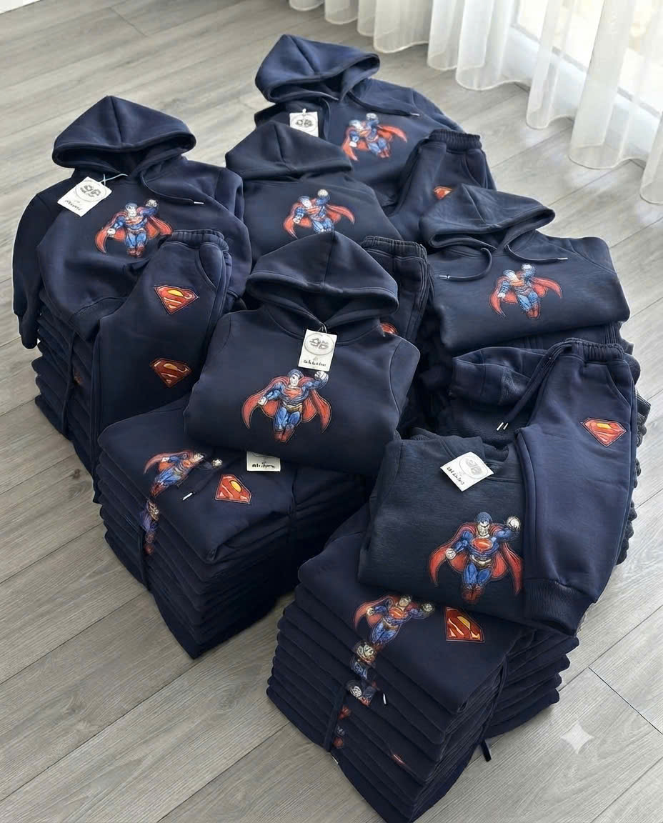 A158 - BỘ NỈ THAN LOGO SPIDERMEN
