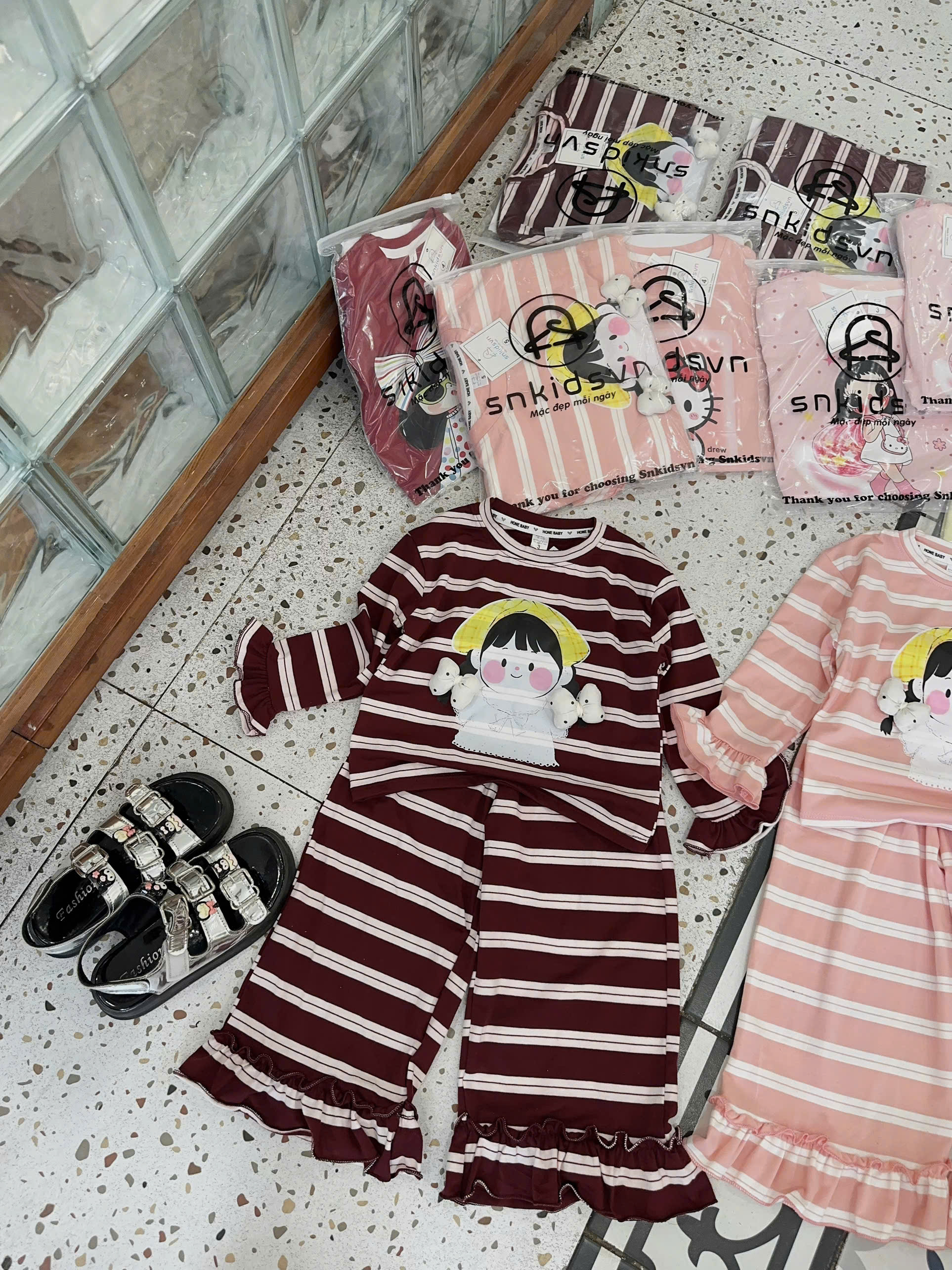 A160 - SET KẺ ZIP TAY LOE 2 MÀU