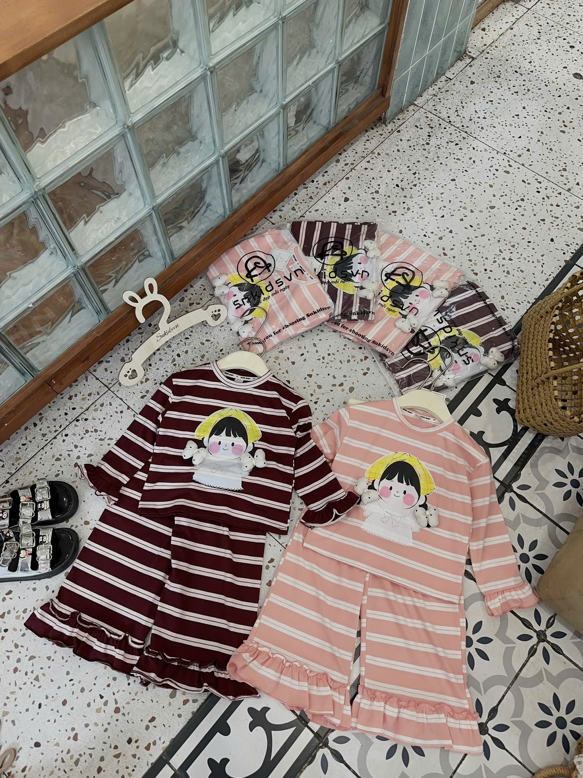 A160 - SET KẺ ZIP TAY LOE 2 MÀU