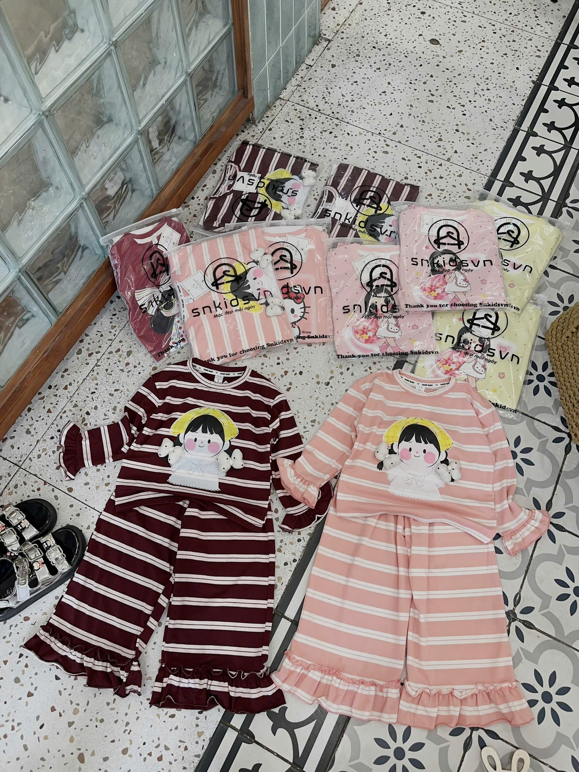 A160 - SET KẺ ZIP TAY LOE 2 MÀU