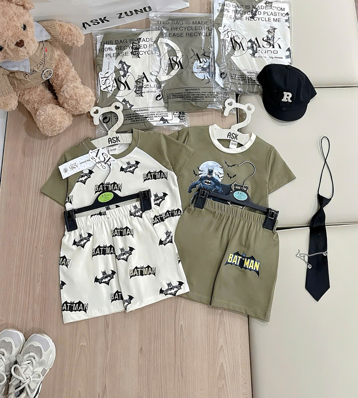 XẢ A182 - SET 2 BỘ BATMAN RÊU BE