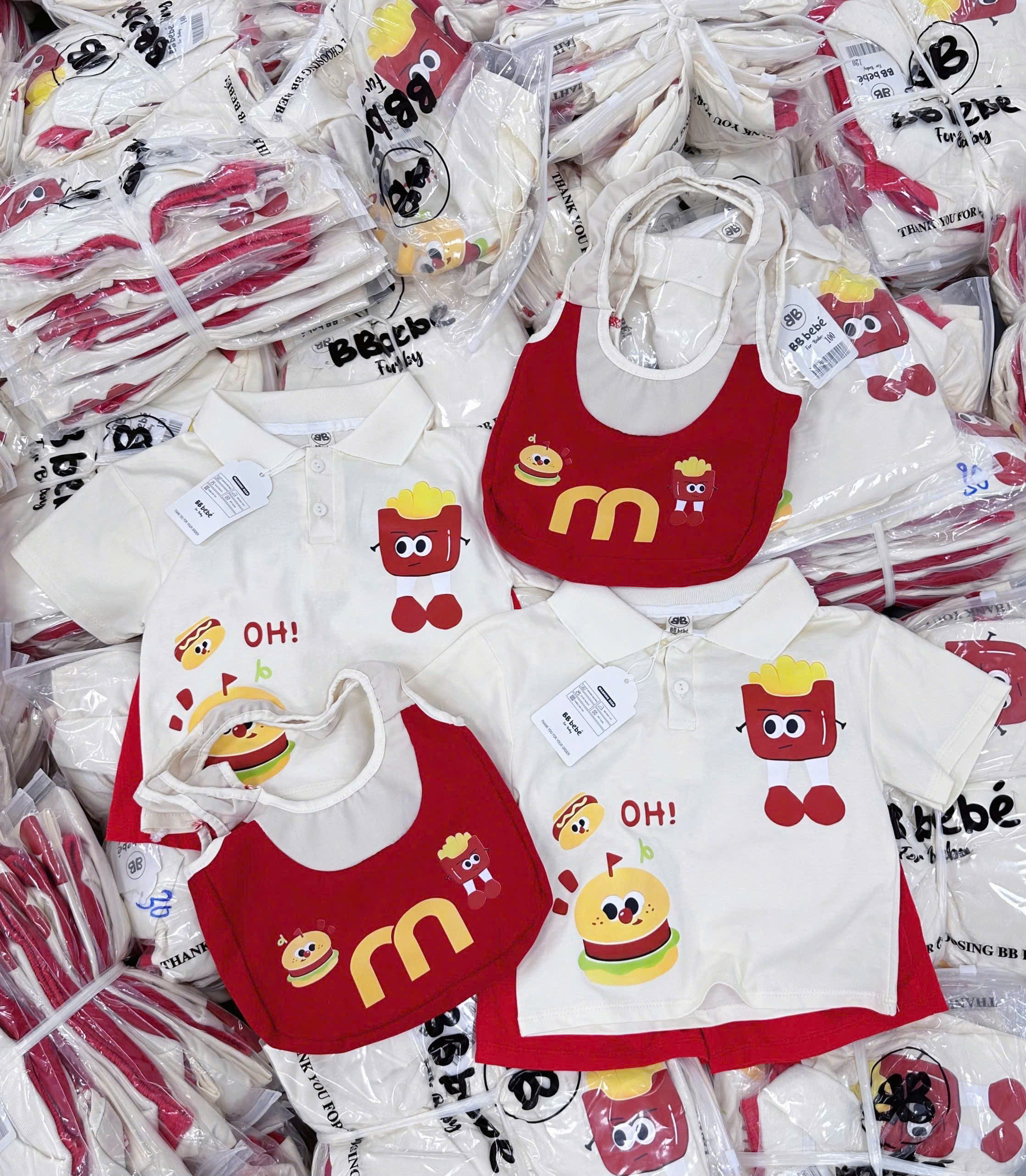 XẢ A192 - SET BỘ HUMBERGER MCDONALD KÈM TÚI