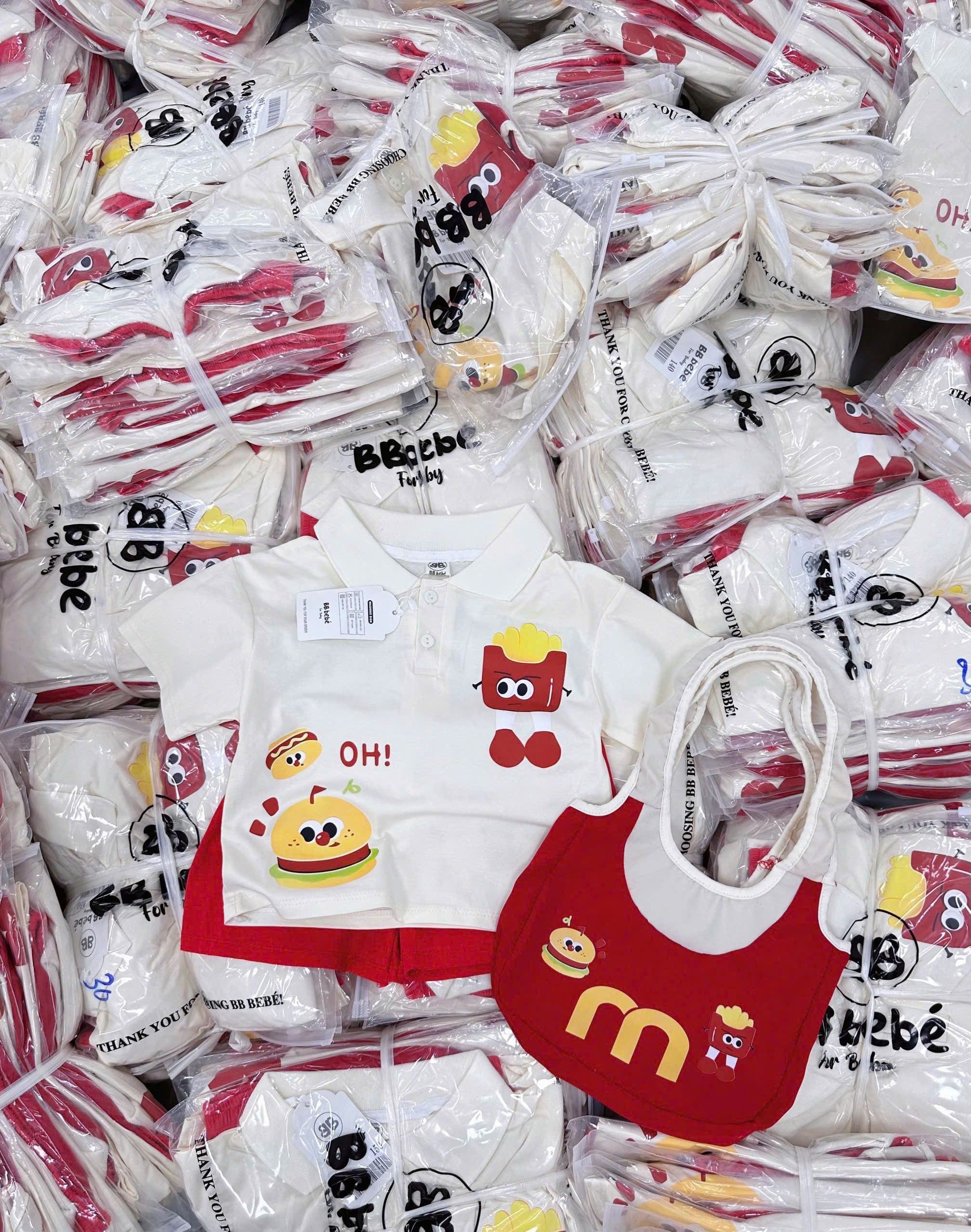 XẢ A192 - SET BỘ HUMBERGER MCDONALD KÈM TÚI