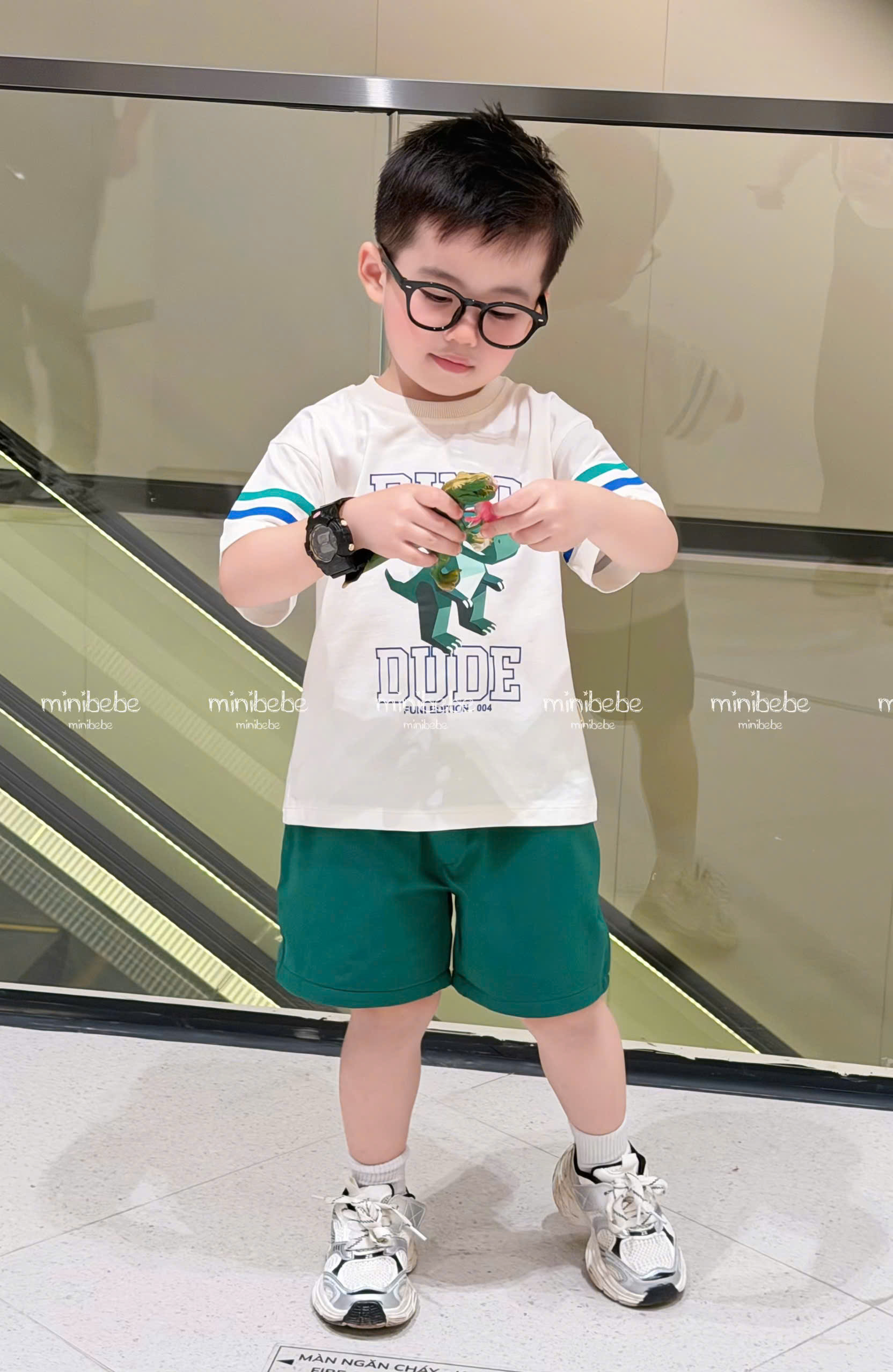 XẢ A196 - SET BỘ KHỦNG LONG DUDE XANH