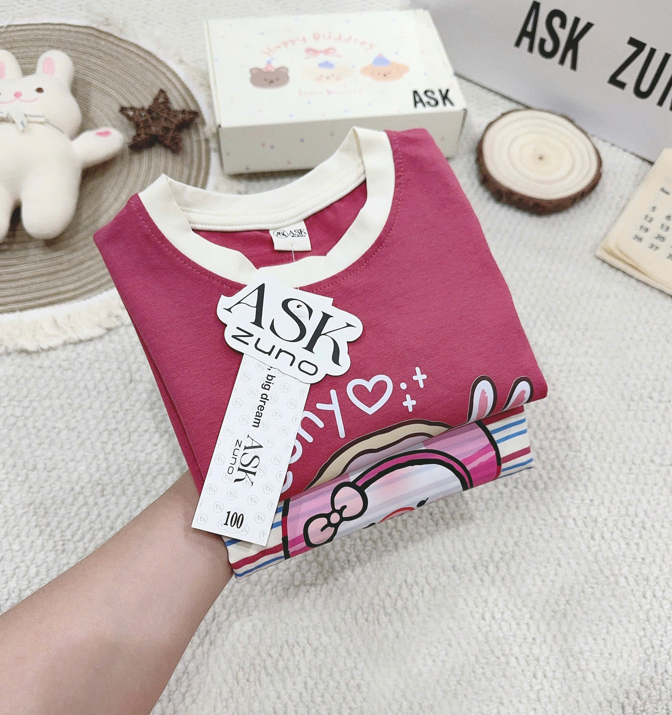 A202 - SET 2 BỘ CONY HỒNG KẺ