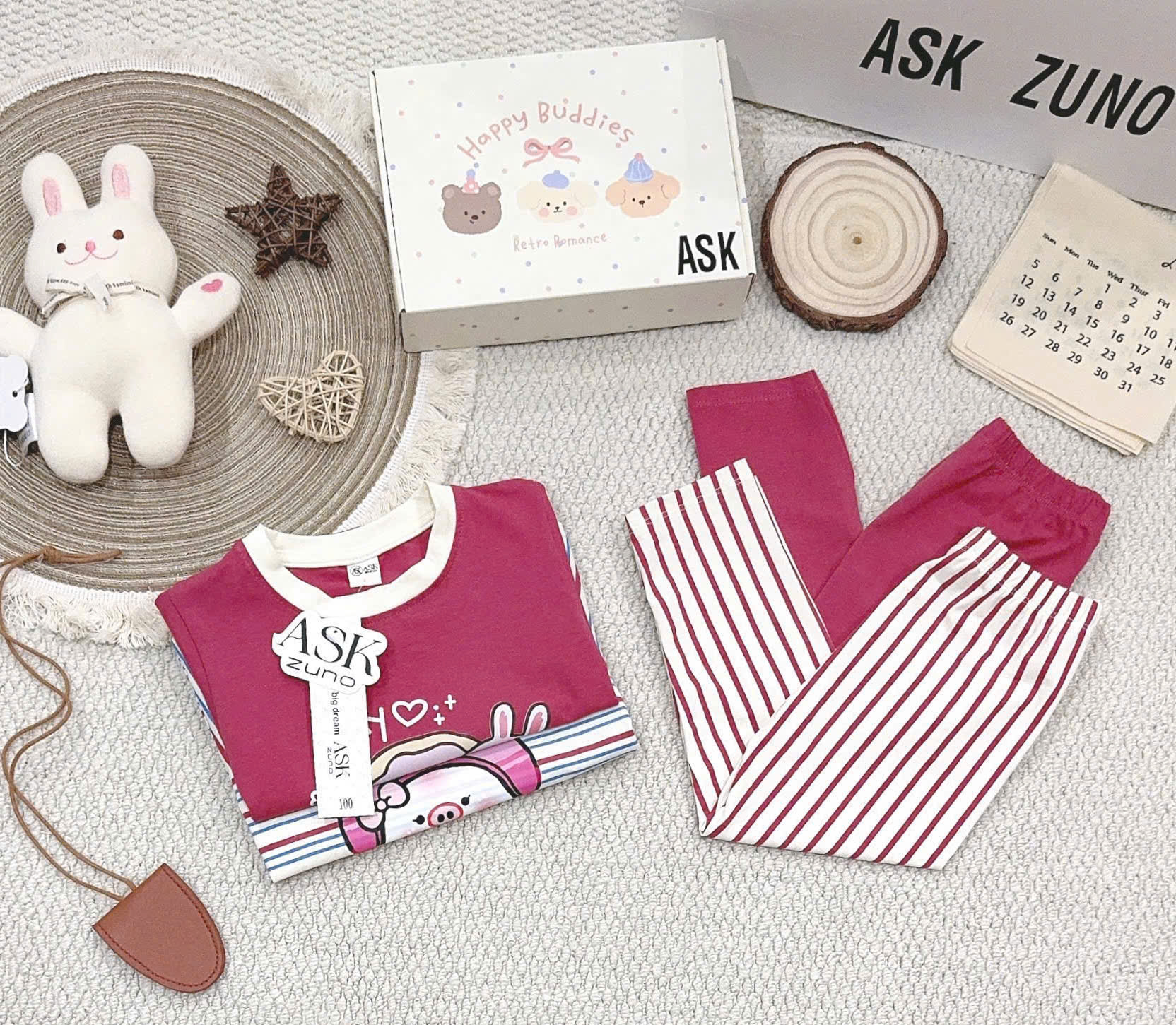 A202 - SET 2 BỘ CONY HỒNG KẺ
