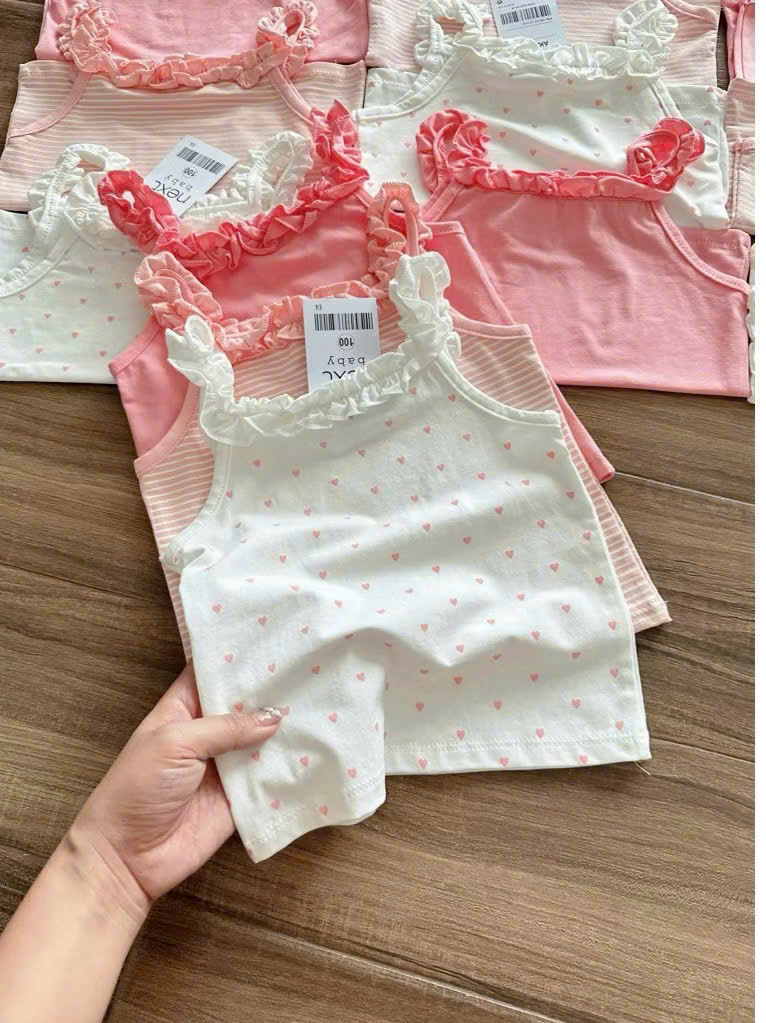XẢ A219 - SET 3 BỘ 2 DÂY BÈO NGỰC TONE HỒNG TRẮNG