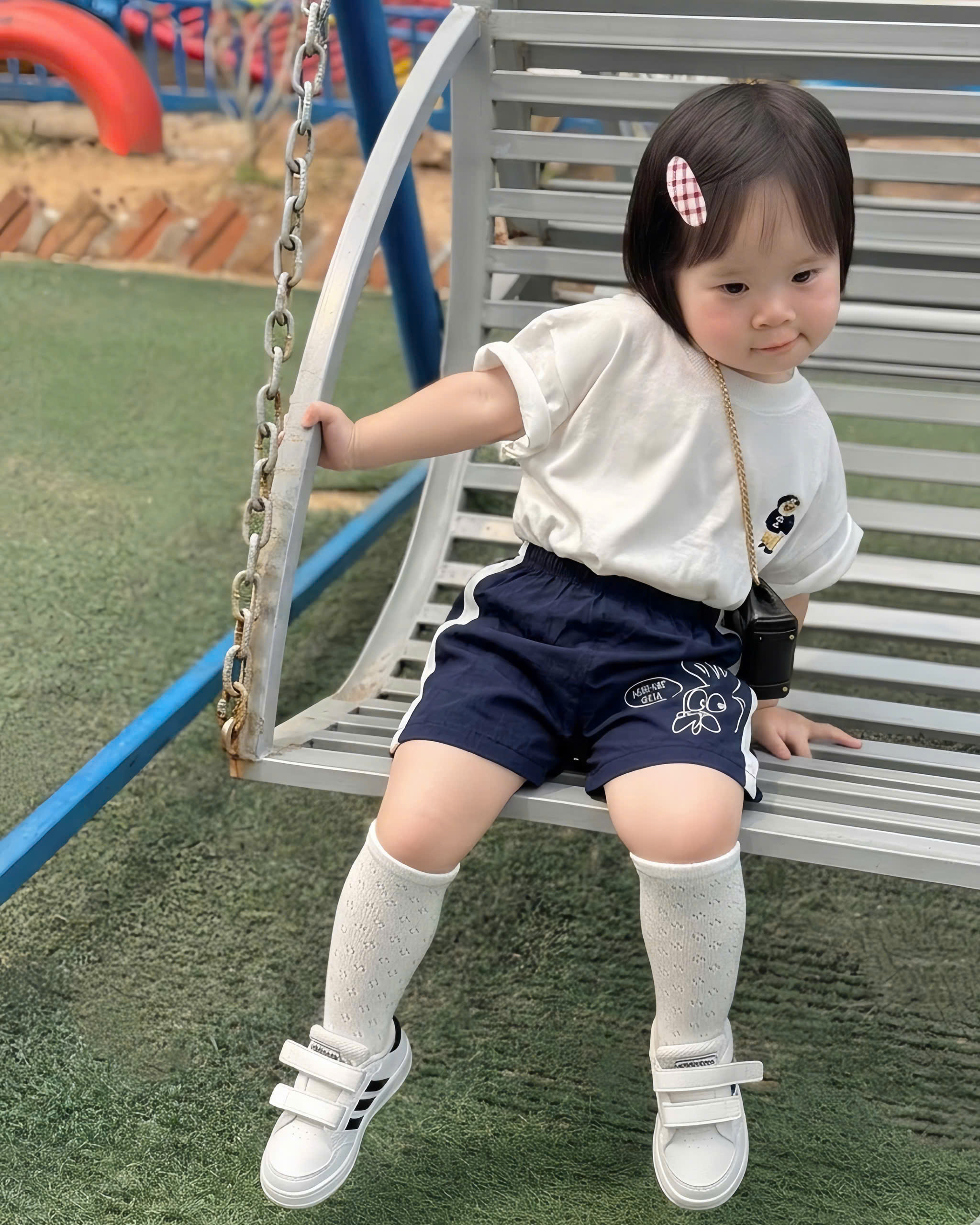XẢ A226 - SET 3 QUẦN GIÓ THAN TRẮNG VÀNG