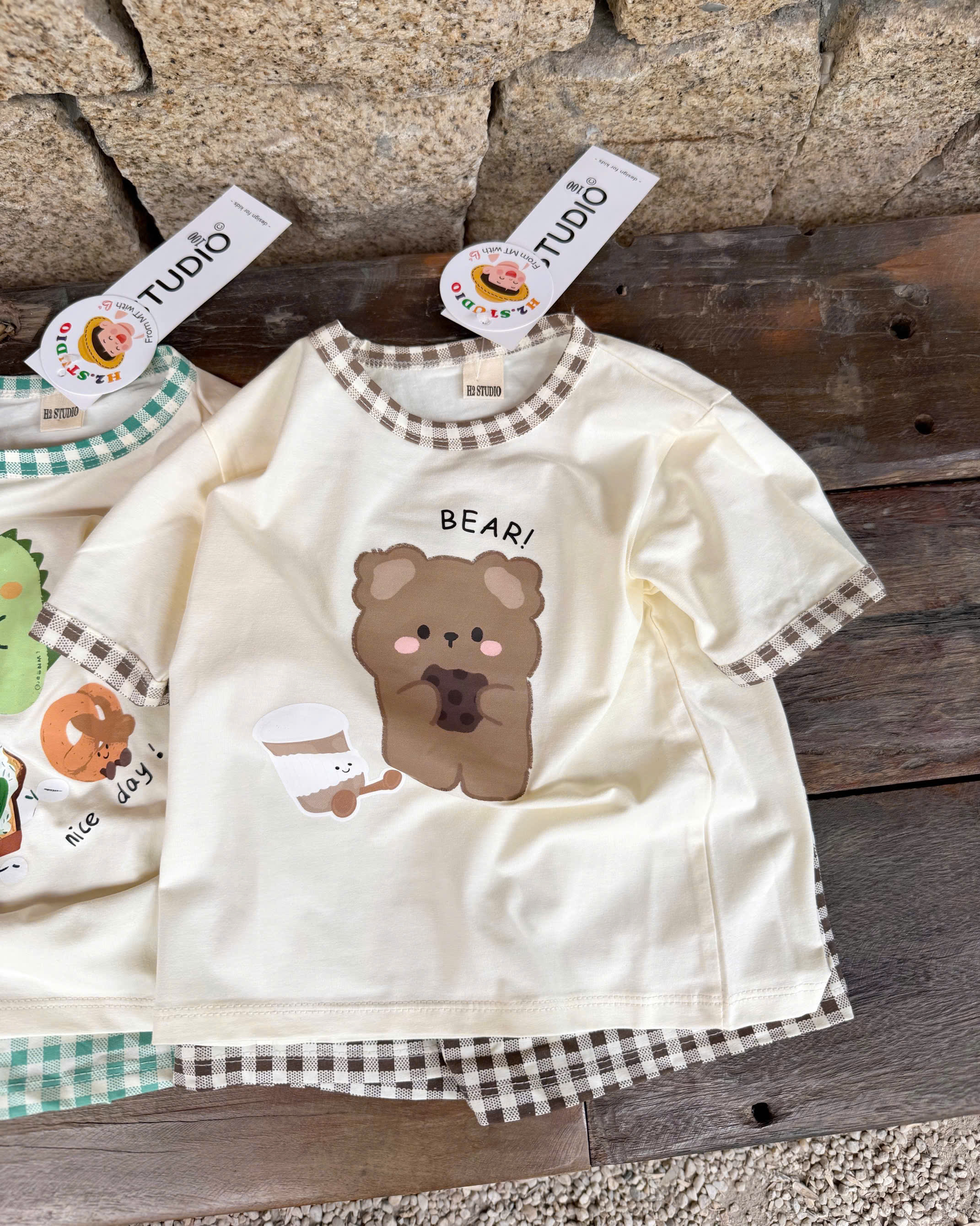 XẢ A230 - SET BỘ ĐỒ NGỦ KITTY GẤU KHỦNG LONG