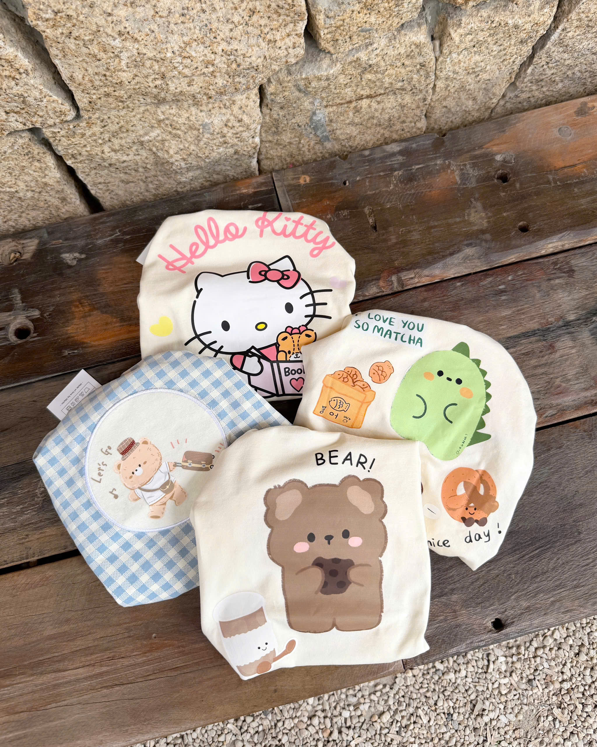 XẢ A230 - SET BỘ ĐỒ NGỦ KITTY GẤU KHỦNG LONG