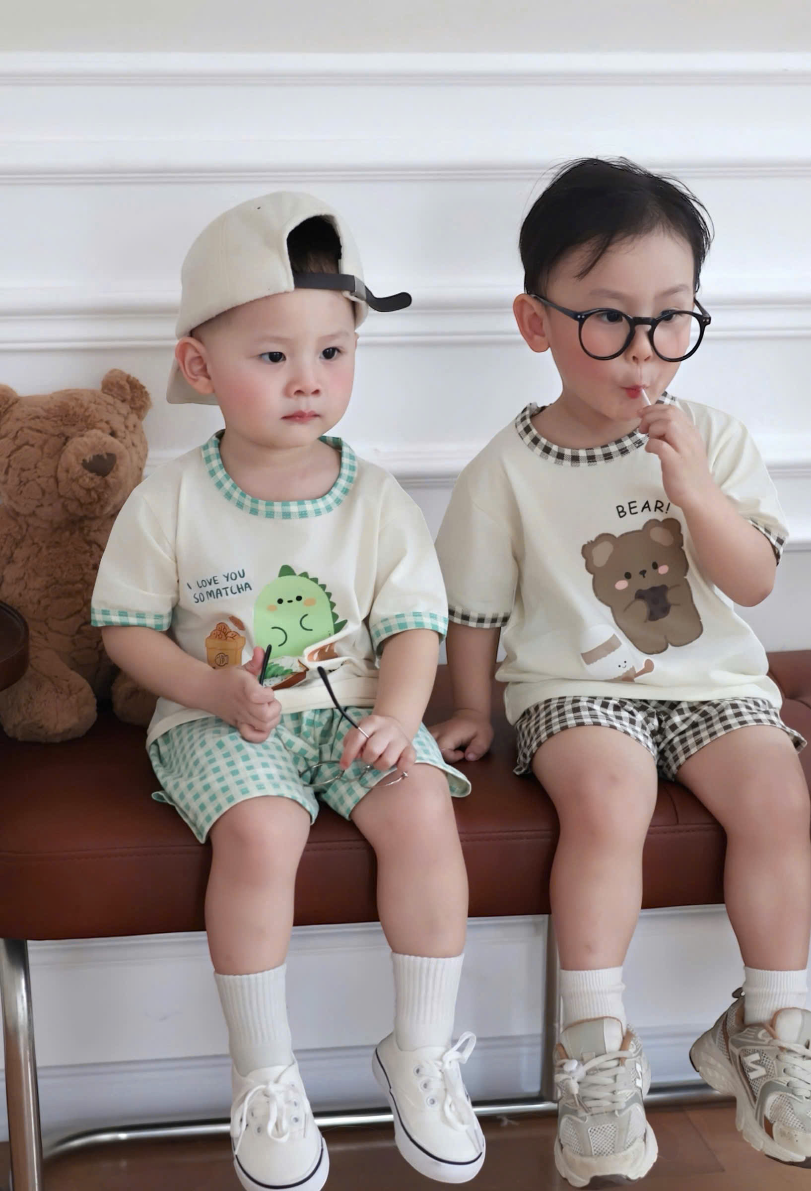 XẢ A230 - SET BỘ ĐỒ NGỦ KITTY GẤU KHỦNG LONG