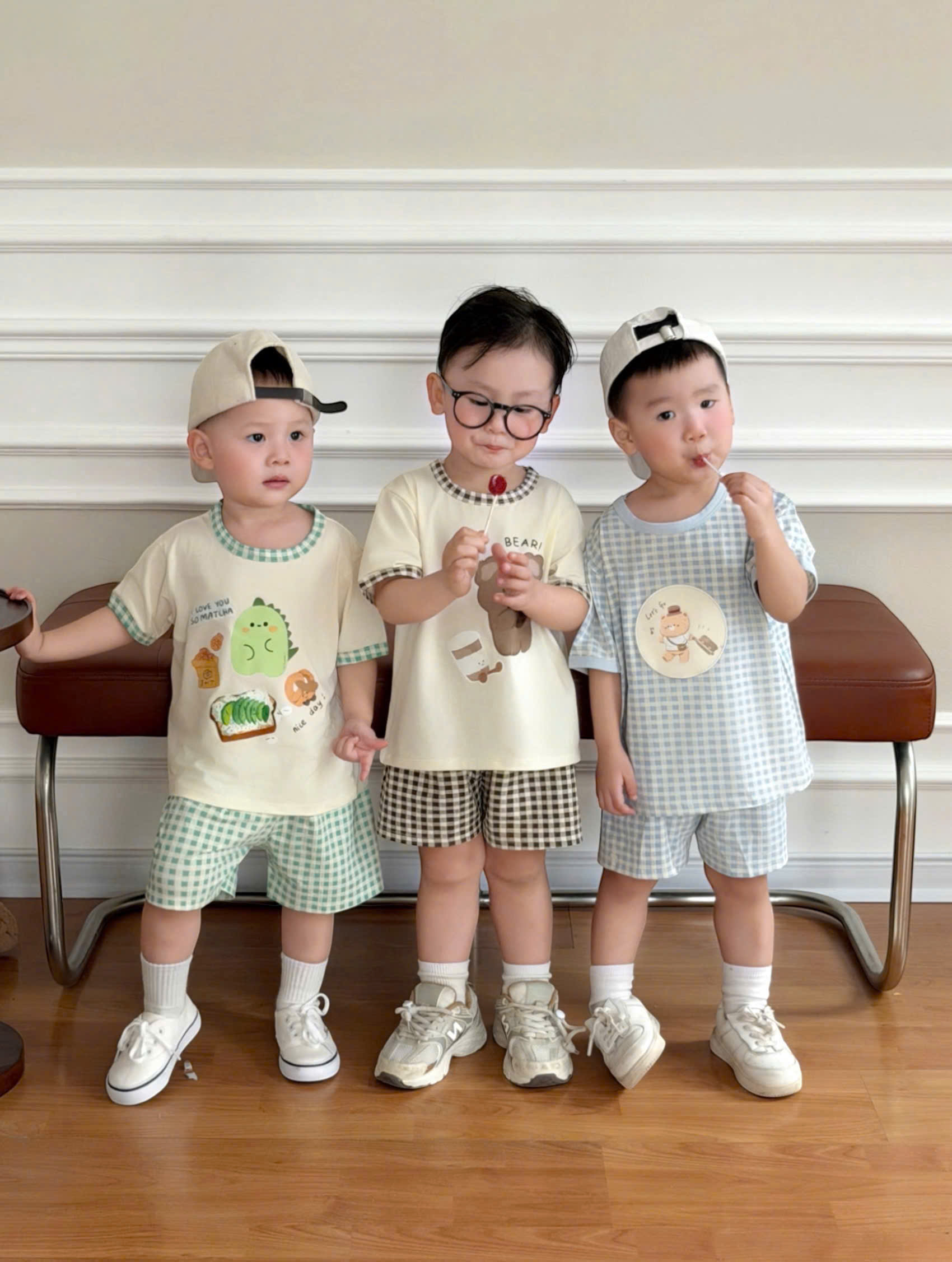 XẢ A230 - SET BỘ ĐỒ NGỦ KITTY GẤU KHỦNG LONG