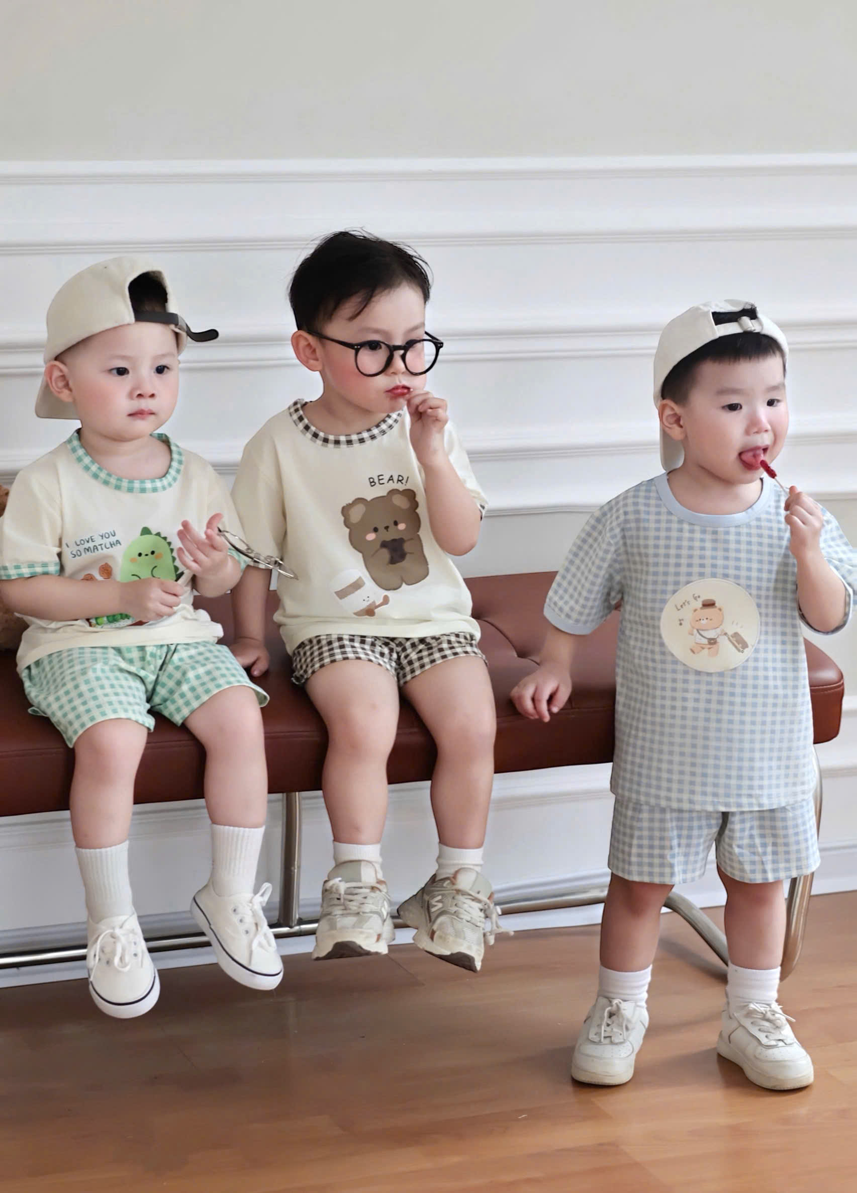 XẢ A230 - SET BỘ ĐỒ NGỦ KITTY GẤU KHỦNG LONG