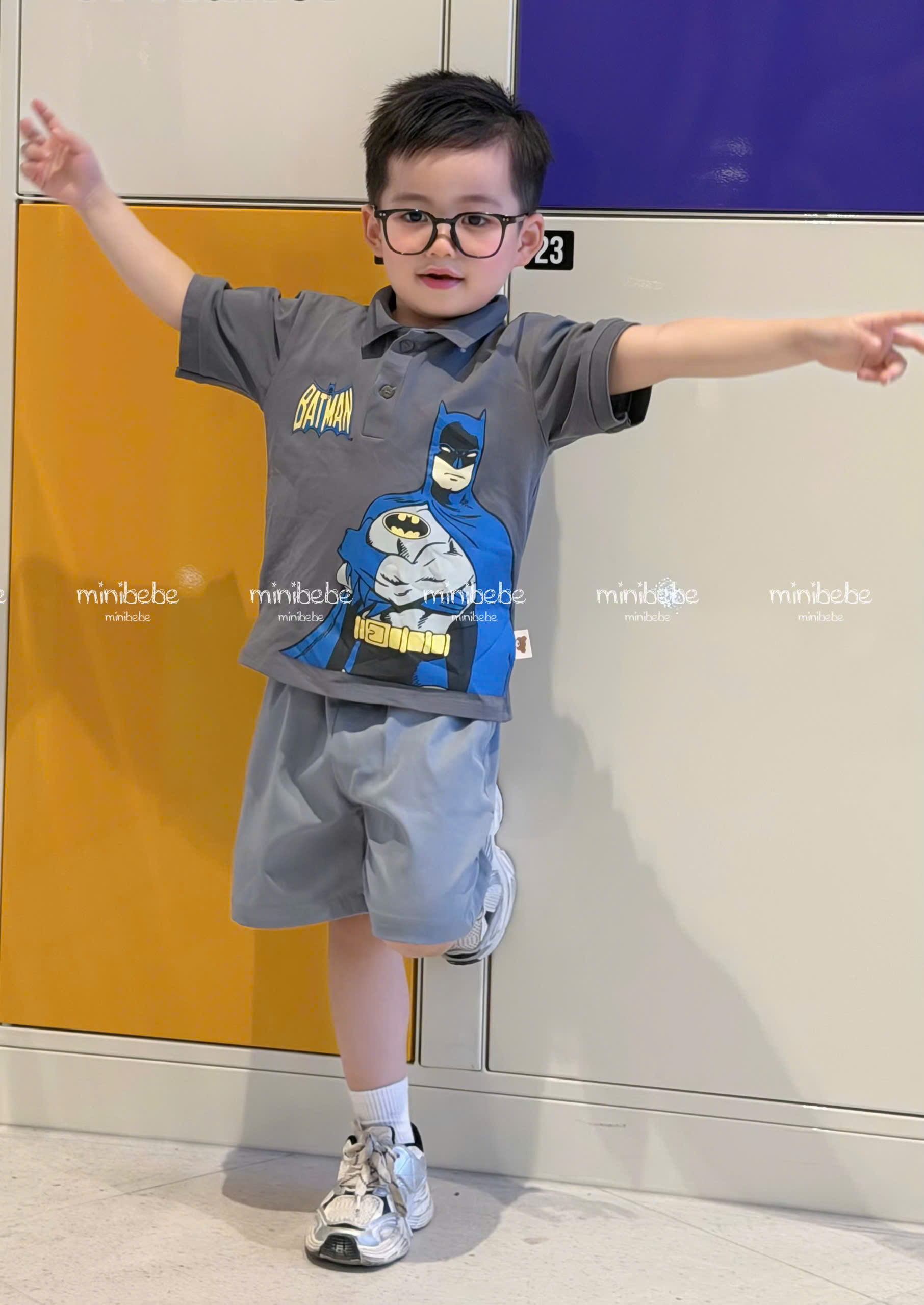 XẢ A263 - SET BỘ BATMAN XÁM XANH