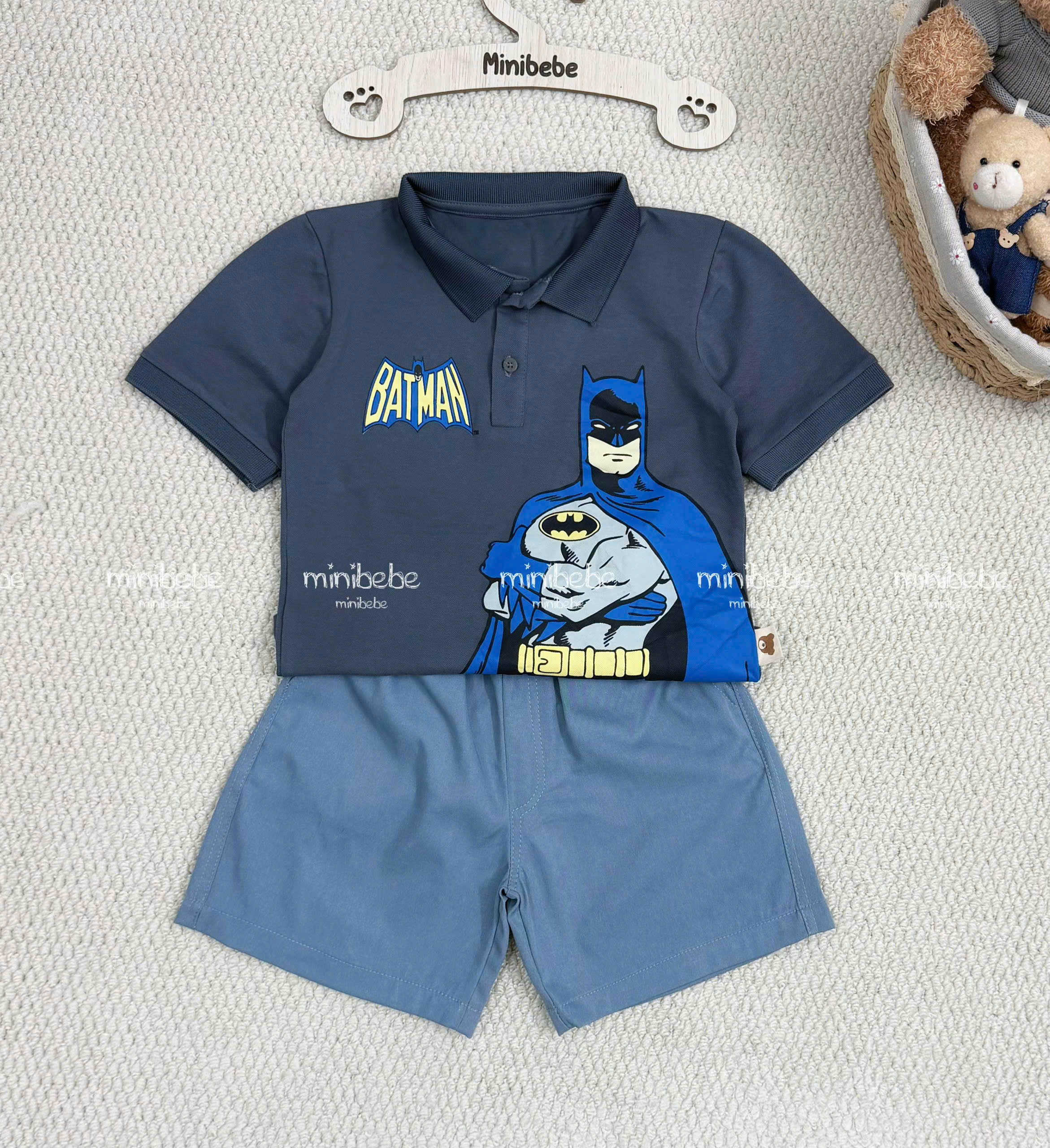XẢ A263 - SET BỘ BATMAN XÁM XANH