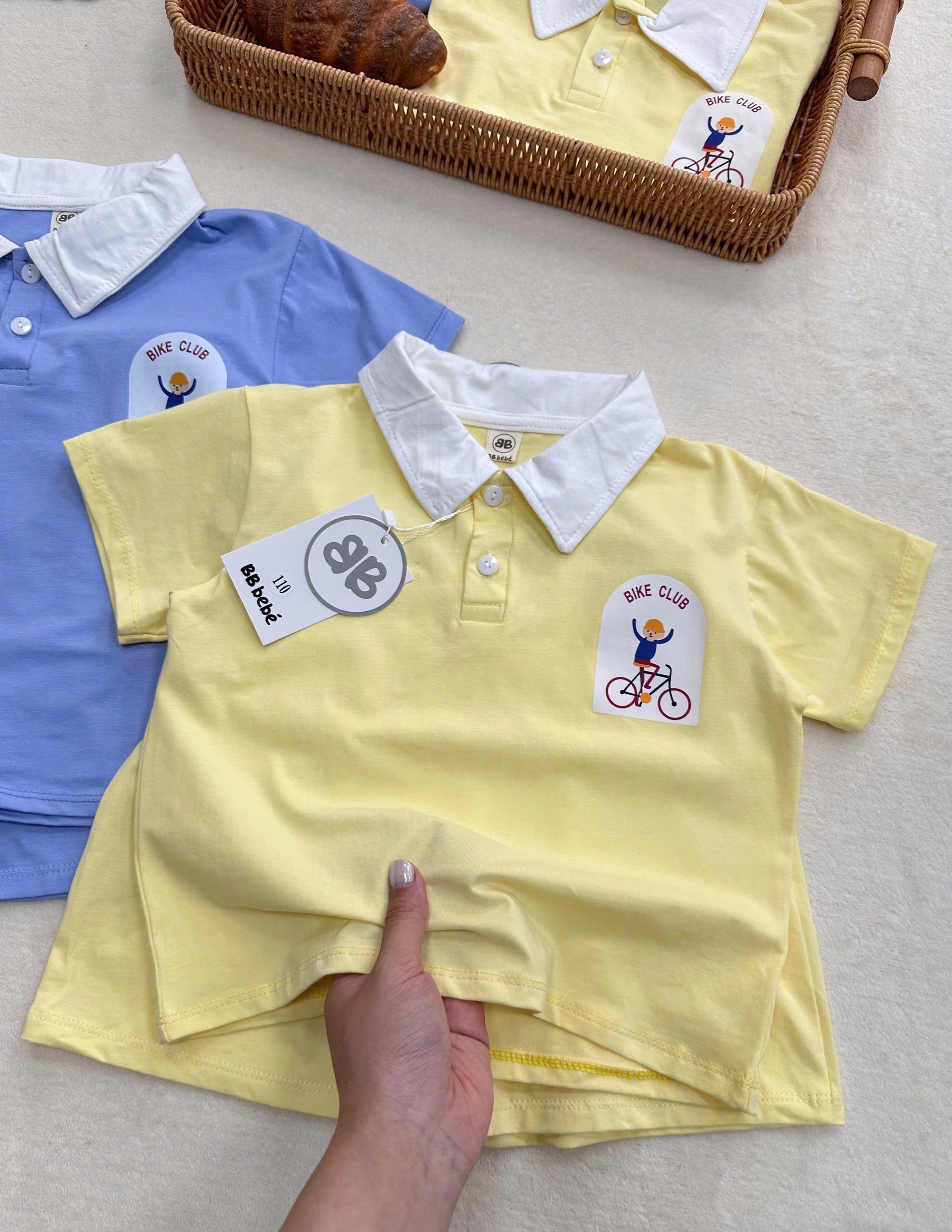 XẢ A268 - SET 2 BỘ CỔ TRỤ TRẮNG 2 MÀU XANH VÀNG