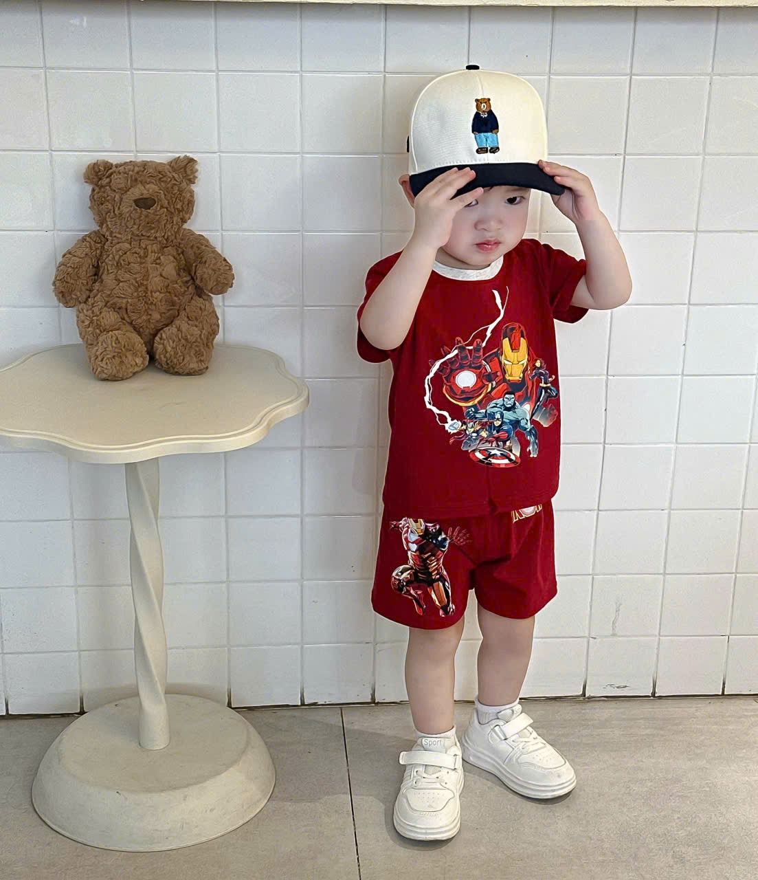 XẢ A274 - SET 2 BỘ IRONMAN ĐỎ NHỆN TIÊU