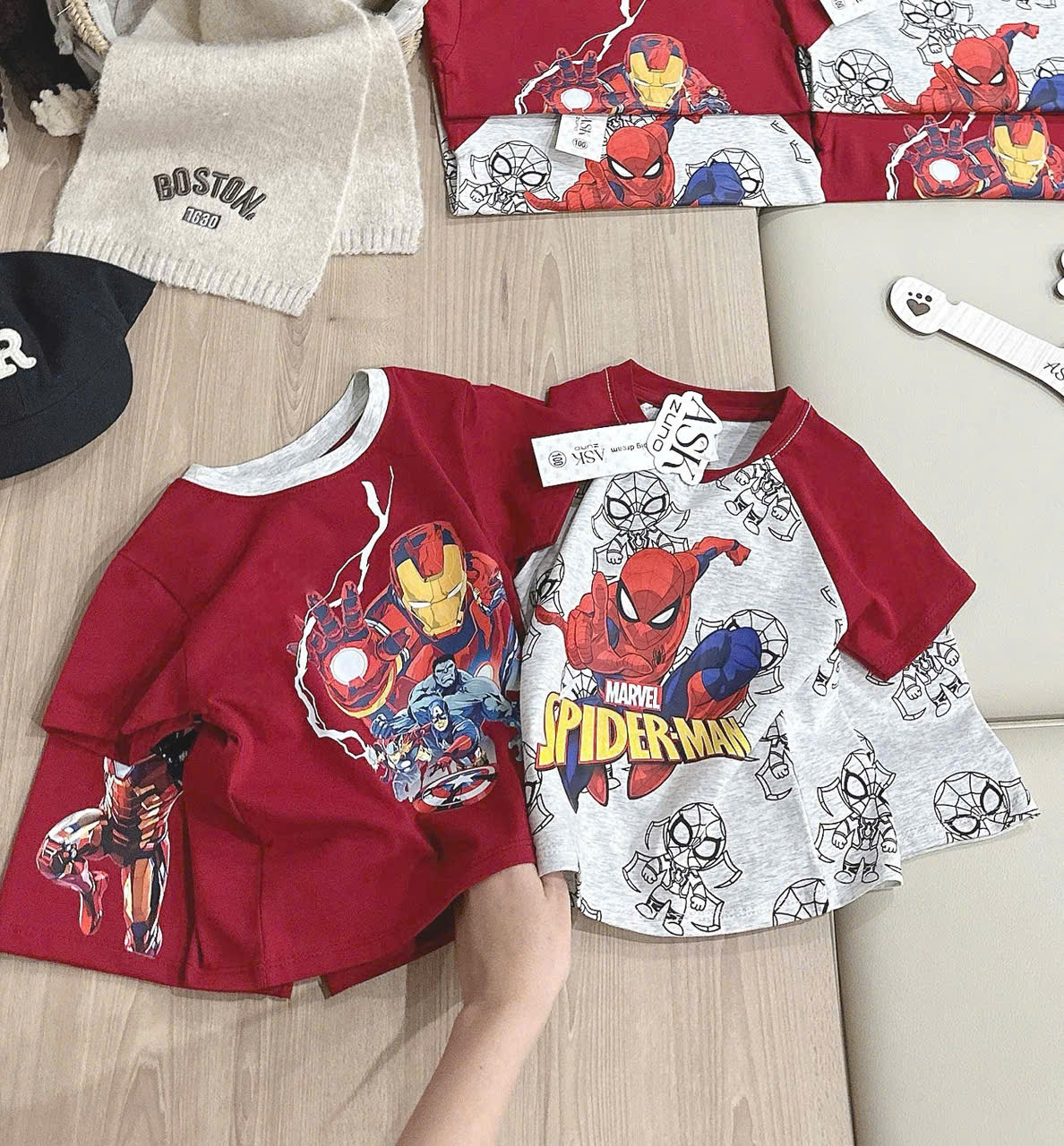 XẢ A274 - SET 2 BỘ IRONMAN ĐỎ NHỆN TIÊU
