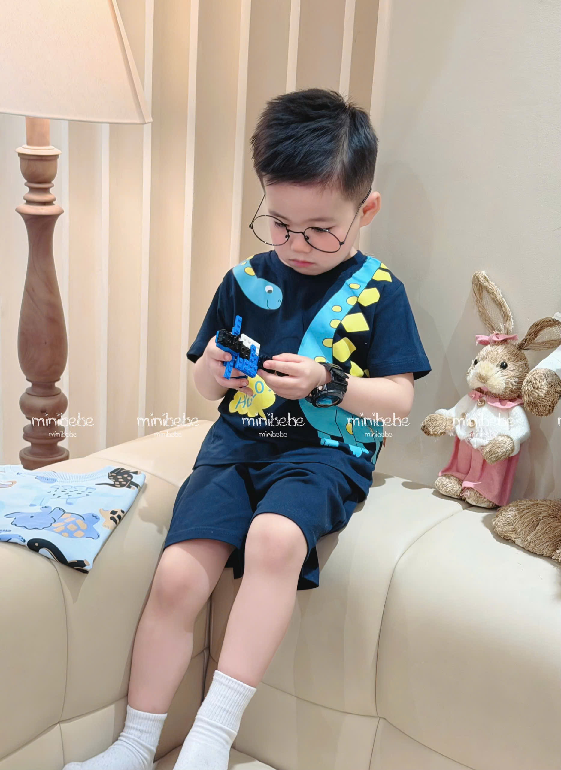 XẢ A279 - SET 2 BỘ KHỦNG LONG ĐEN XÁM