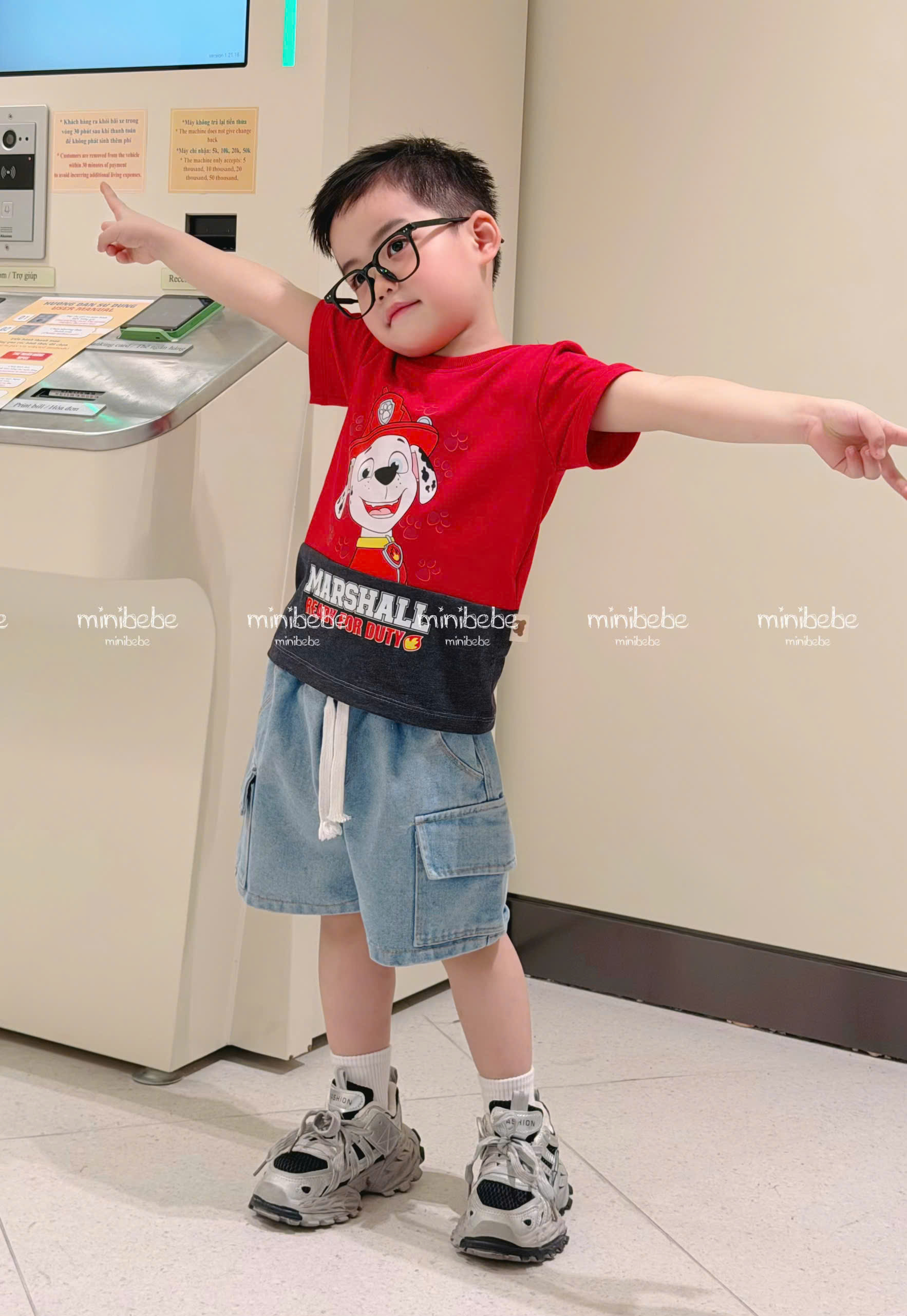 XẢ A286 - SET 3 ÁO CHÓ CỨU HỘ THAN ĐEN ĐỎ