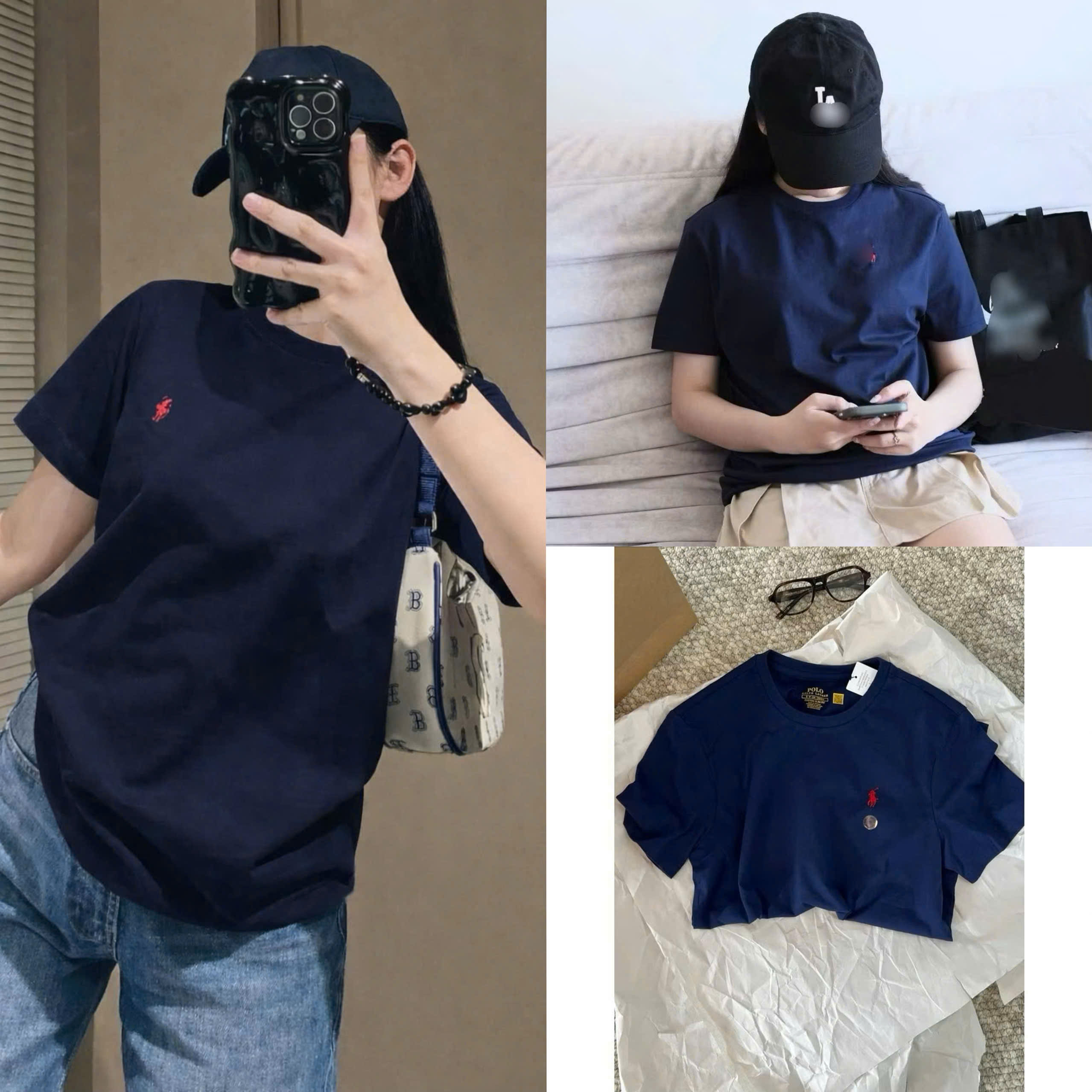 XẢ A298 - SET 2 ÁO THÊU NGỰA HỒNG THAN