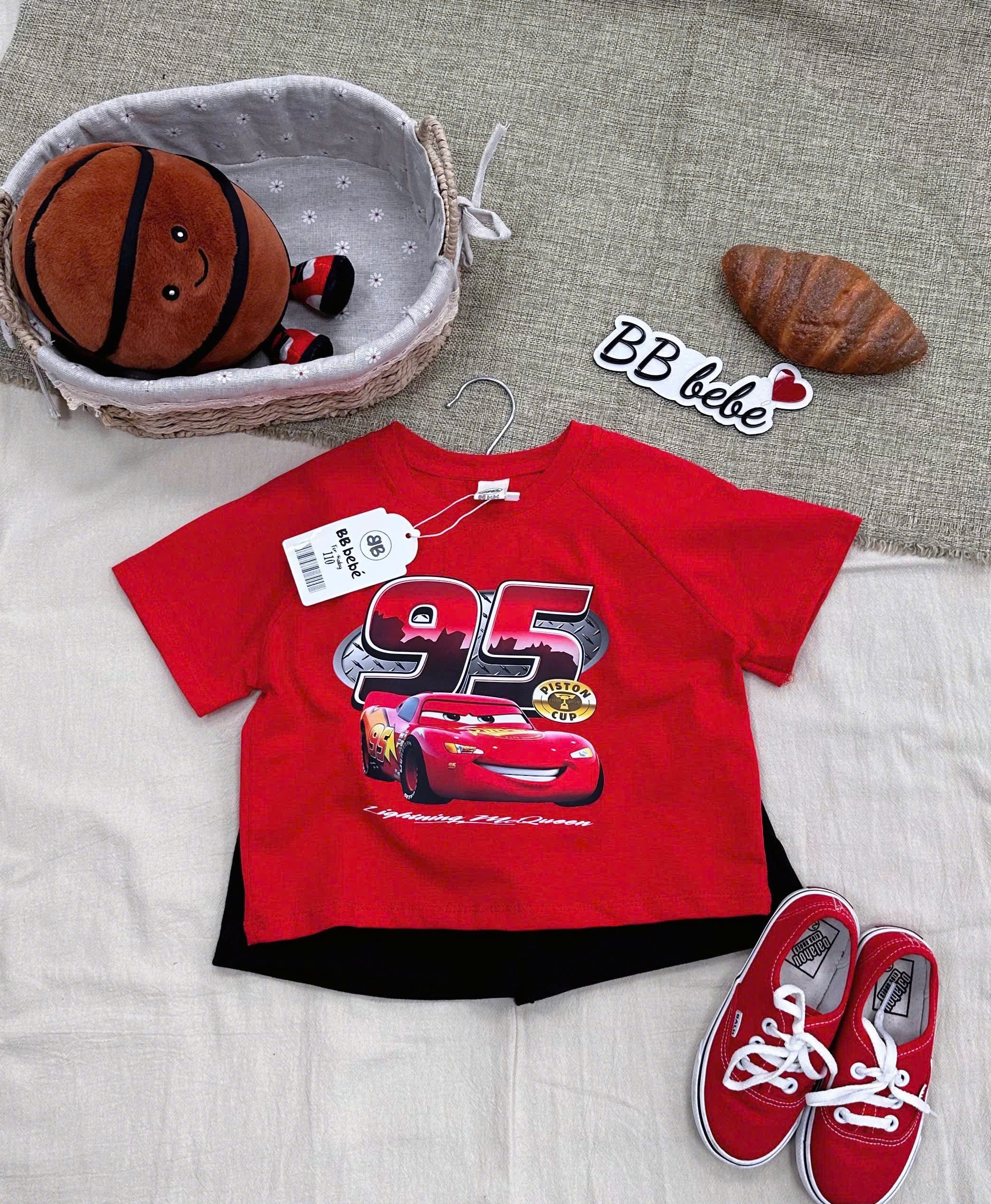 XẢ A313 - SET BỘ Ô TÔ ĐỎ QUẦN ĐEN