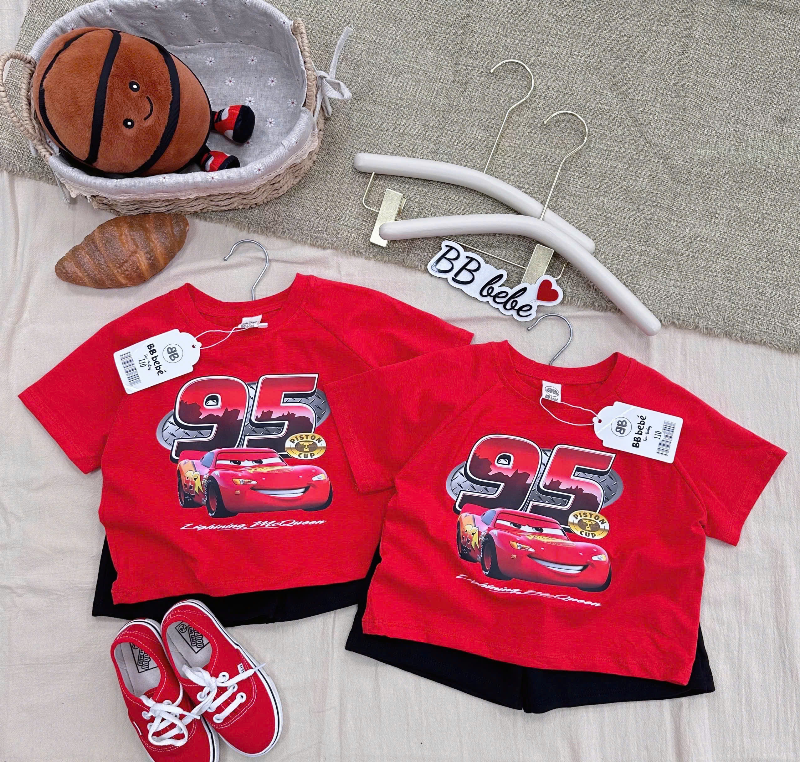 XẢ A313 - SET BỘ Ô TÔ ĐỎ QUẦN ĐEN