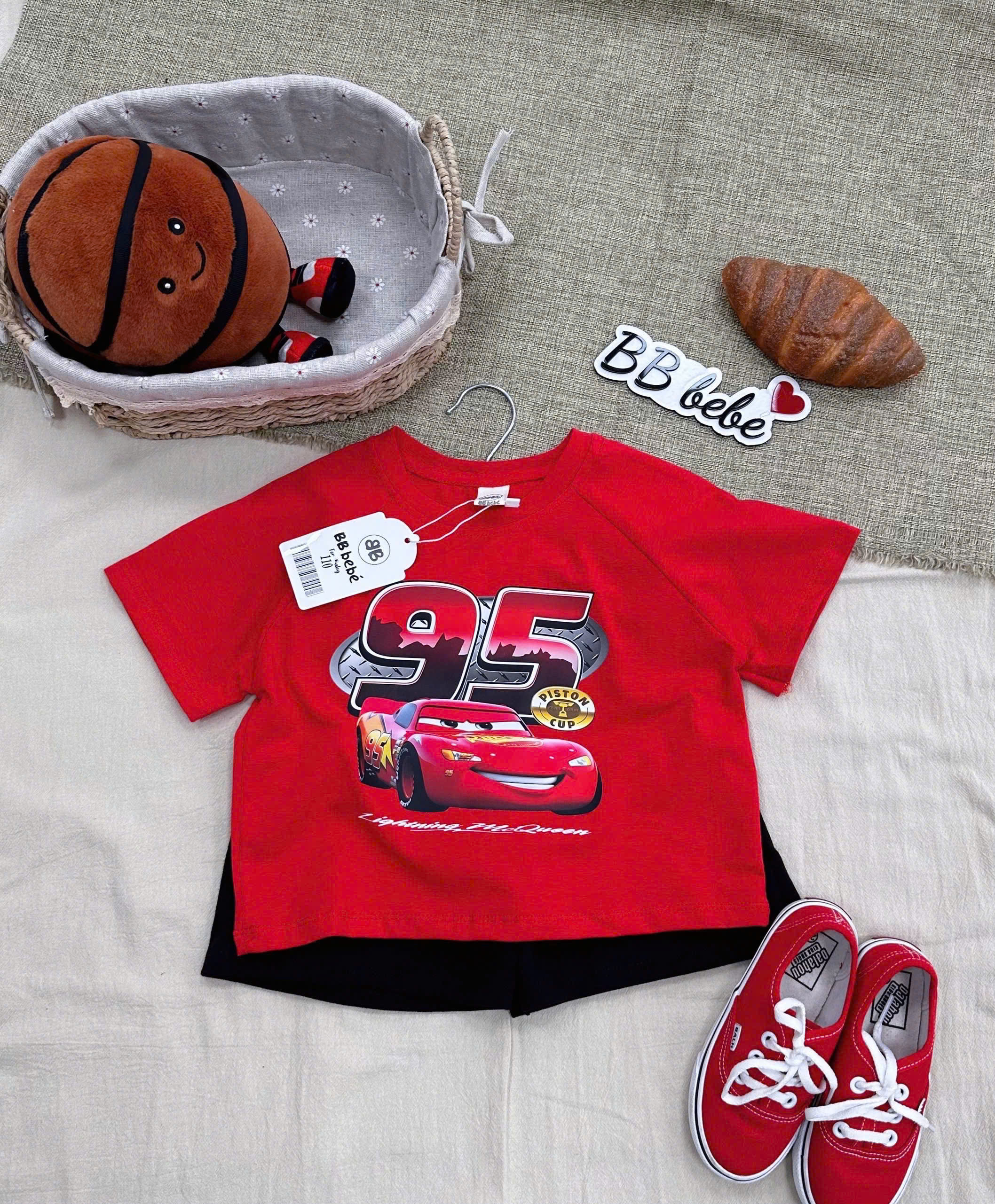 XẢ A313 - SET BỘ Ô TÔ ĐỎ QUẦN ĐEN