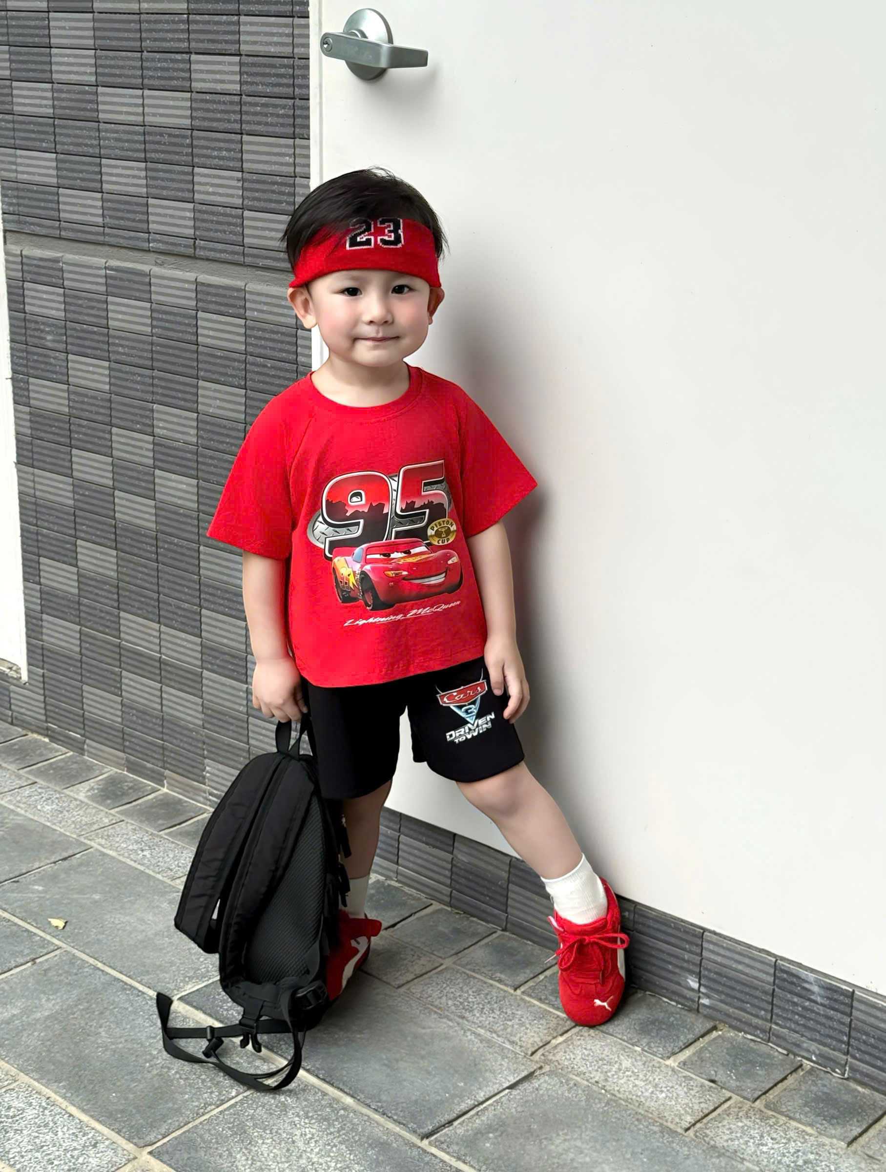 XẢ A313 - SET BỘ Ô TÔ ĐỎ QUẦN ĐEN