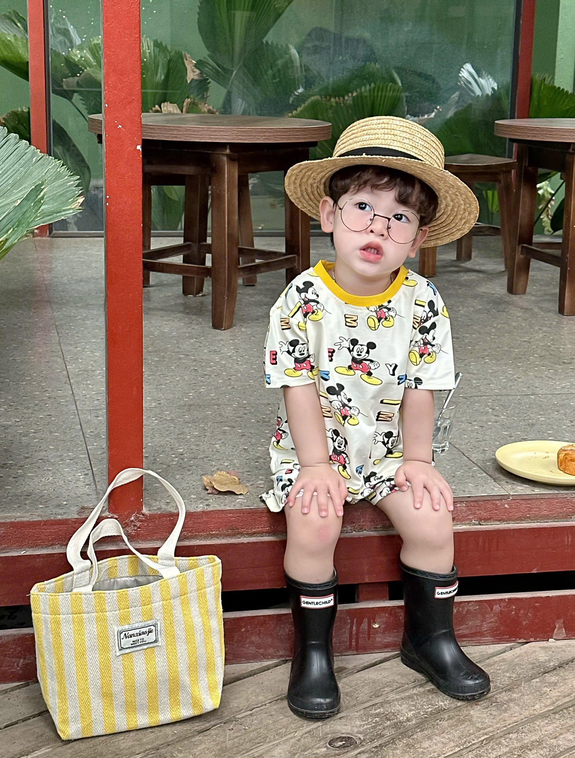 XẢ A319 - SET 3 BỘ MICKEY CỘC TONE VÀNG BT