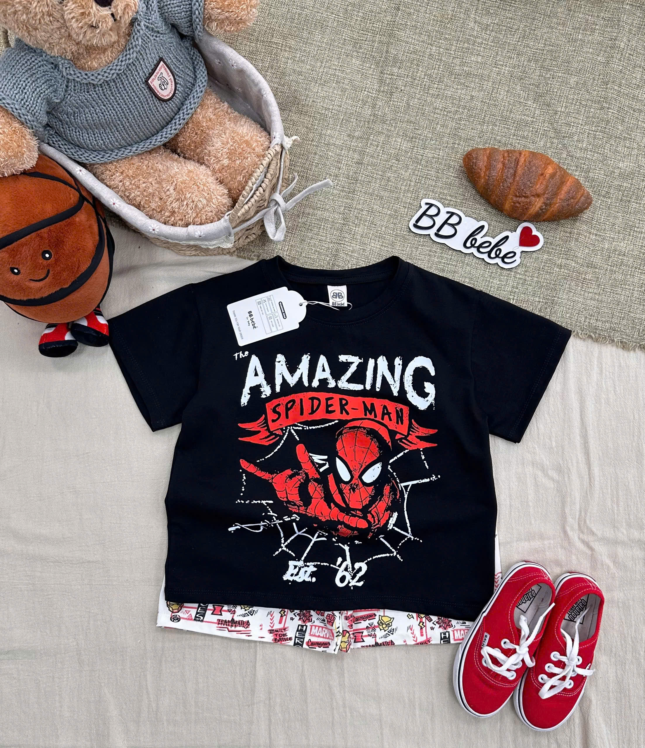 XẢ A349 - SET BỘ AMAZING NHỆN ĐEN