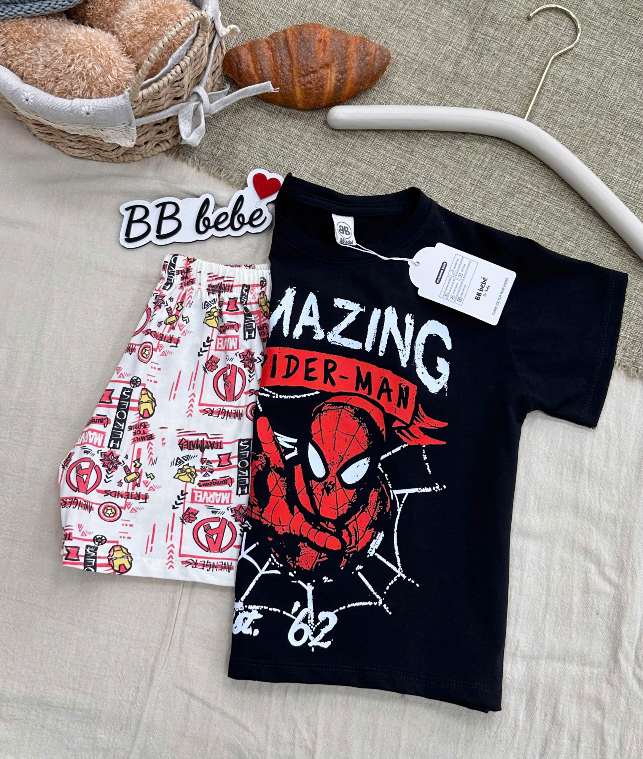 XẢ A349 - SET BỘ AMAZING NHỆN ĐEN