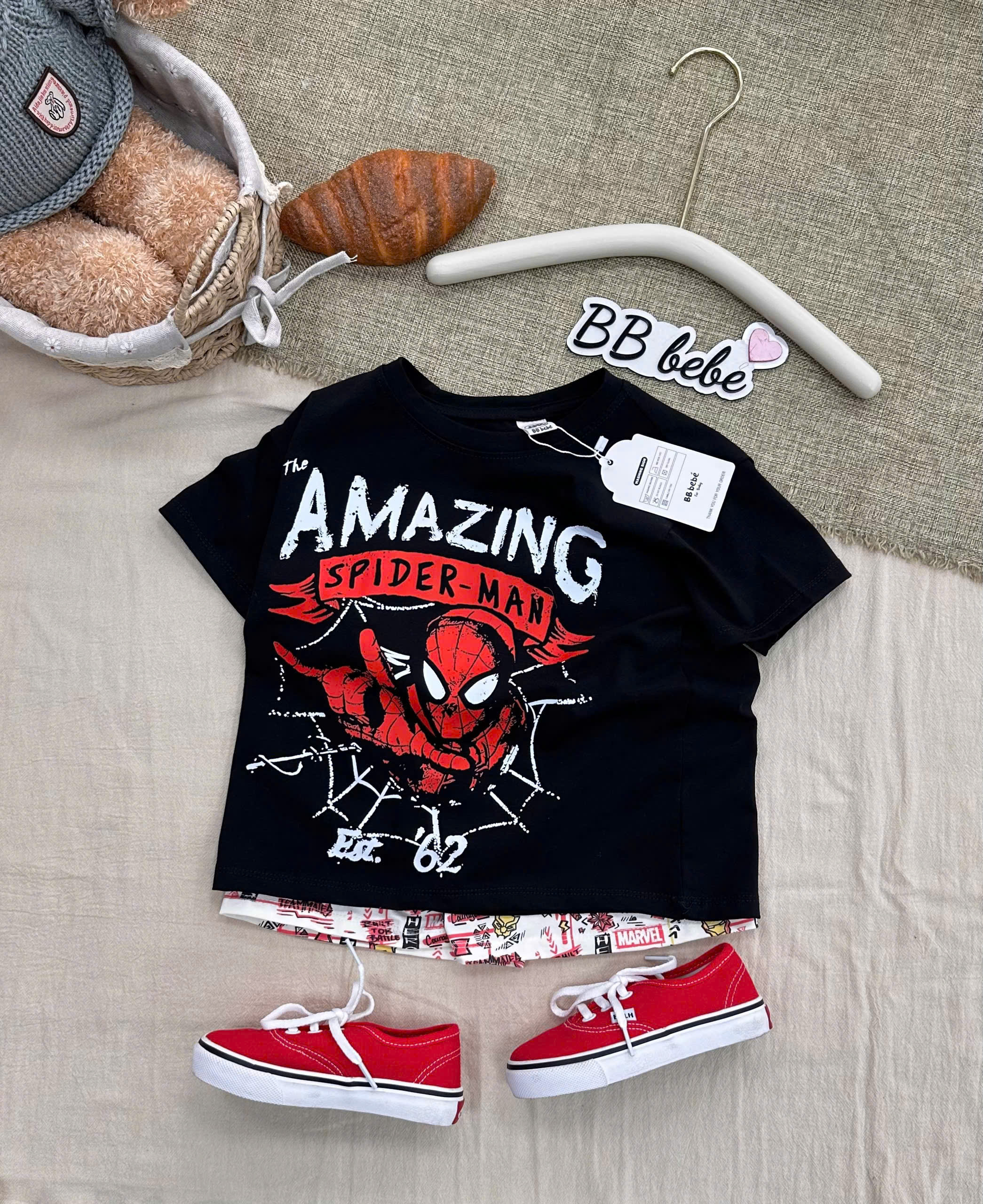 XẢ A349 - SET BỘ AMAZING NHỆN ĐEN
