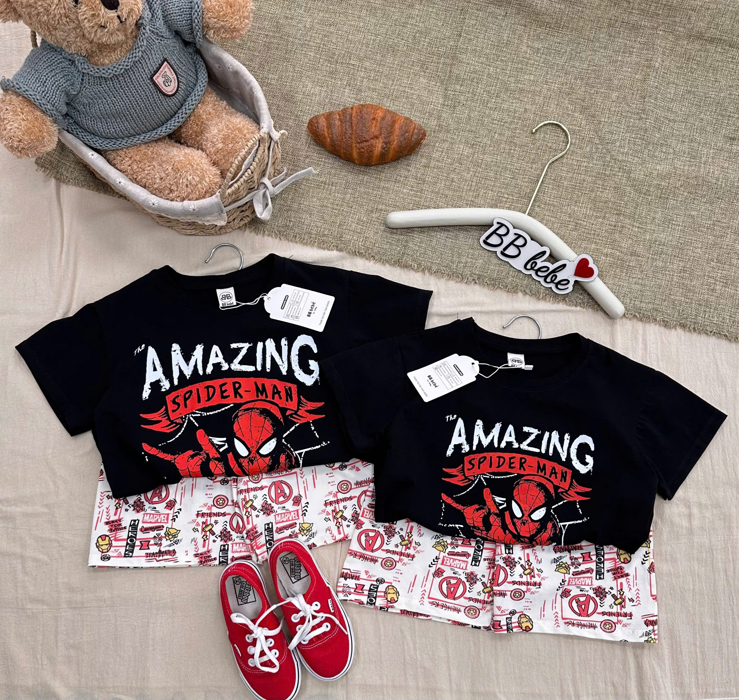 XẢ A349 - SET BỘ AMAZING NHỆN ĐEN