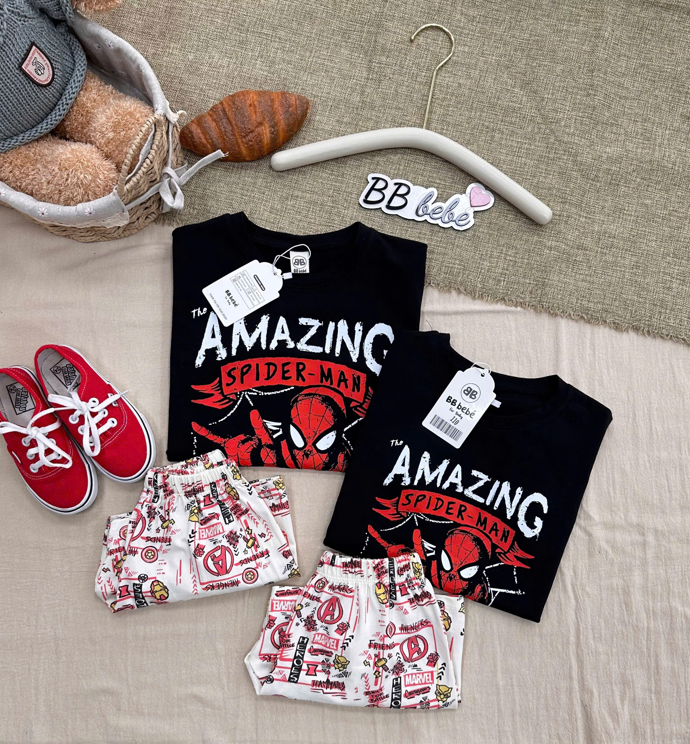 XẢ A349 - SET BỘ AMAZING NHỆN ĐEN