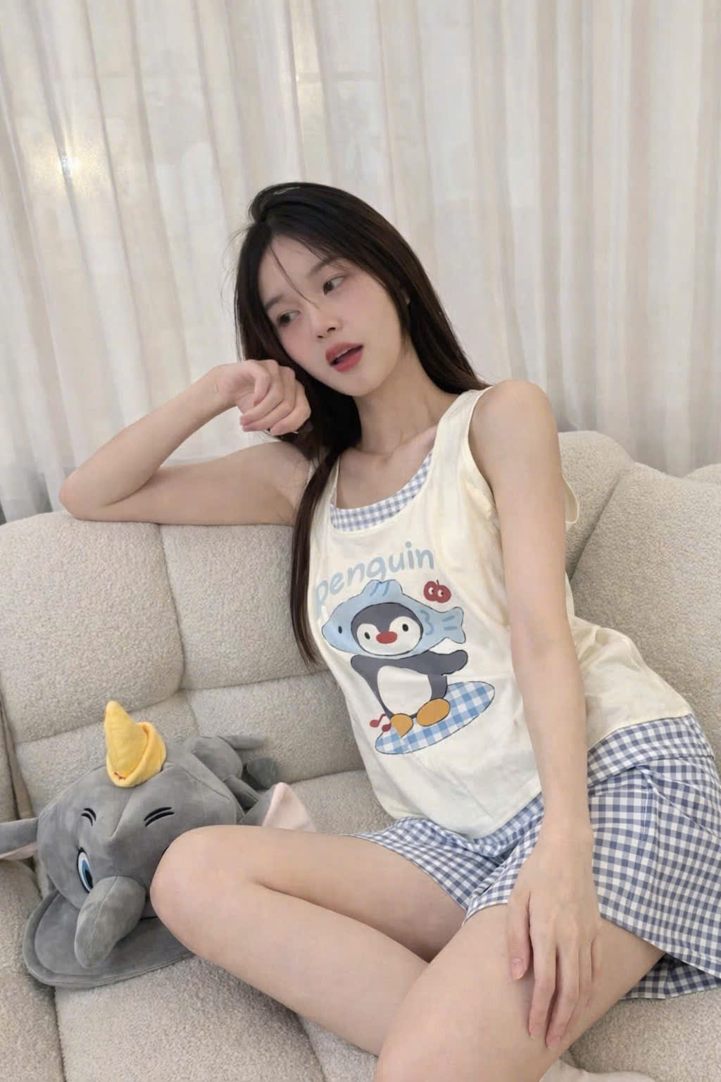 XẢ A417 - SET BỘ NỮ CHIM CÁNH CỤT