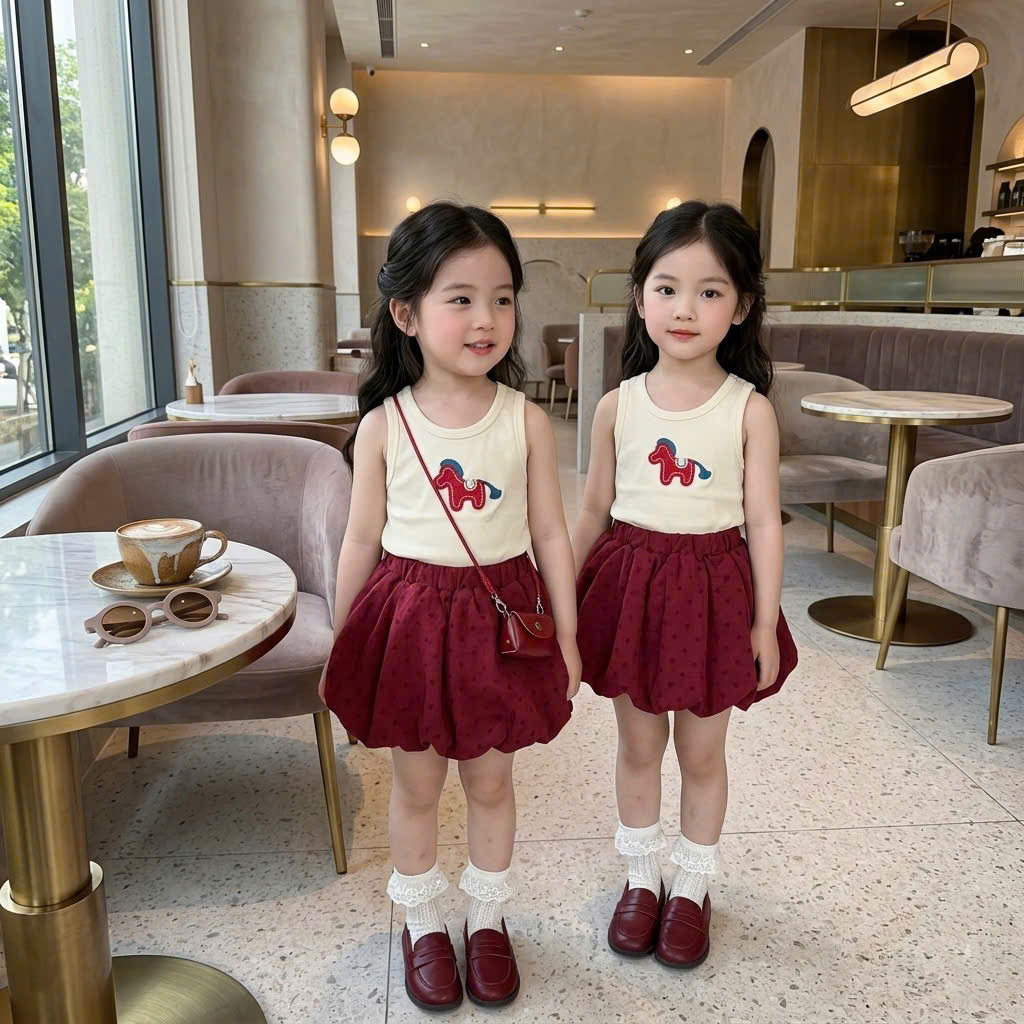 XẢ A436 - SET BỘ SÁT NÁCH THÊU NGỰA QUẦN BÍ