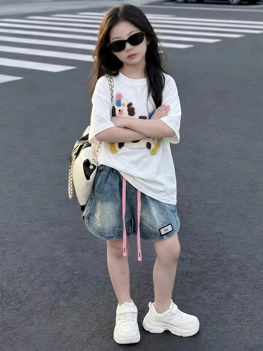 XẢ A483 - SET BỘ NGỰA XÙ QUẦN SHORT BÒ