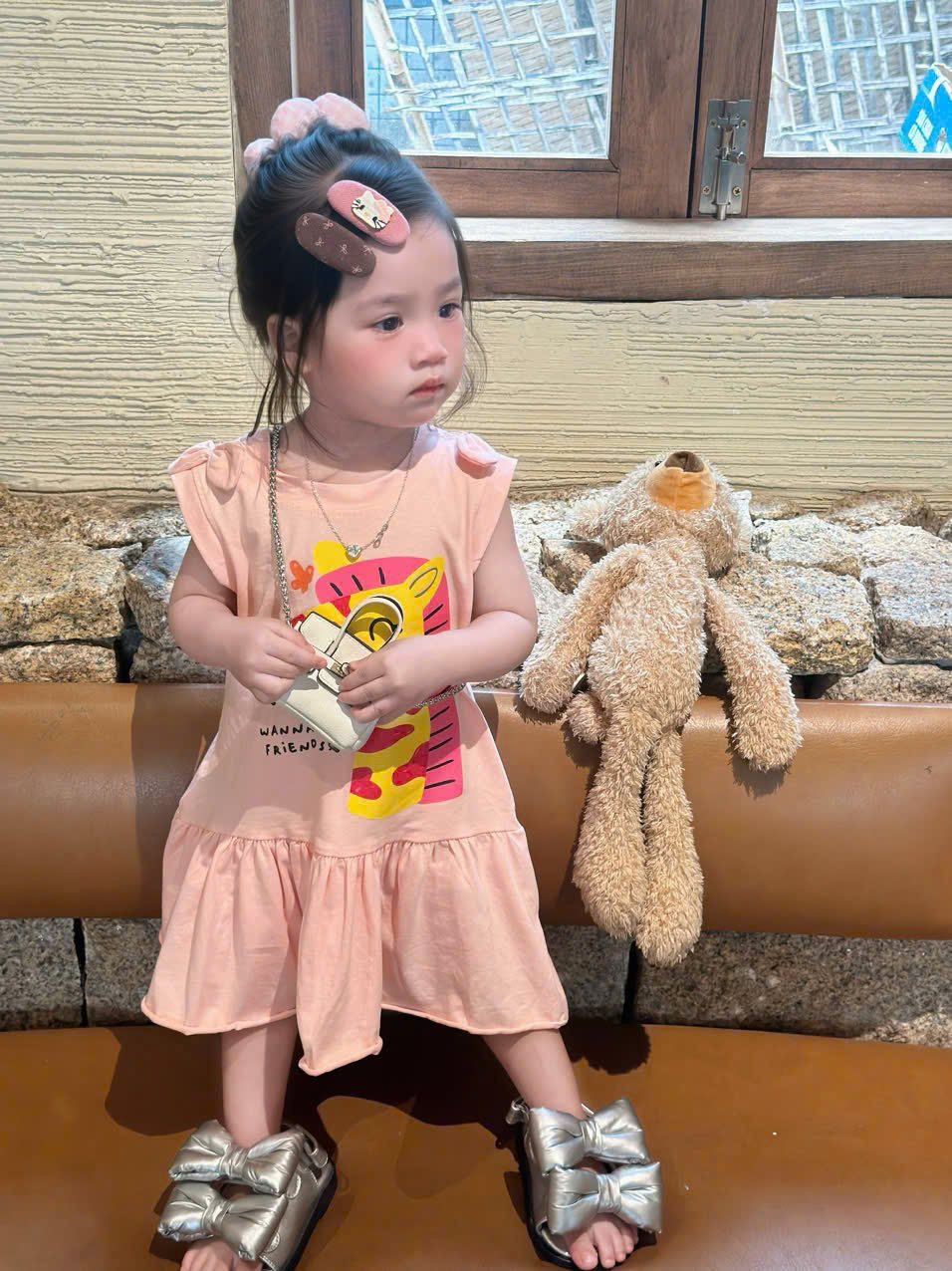 XẢ A492 - SET 2 VÁY ĐUÔI CÁ HỒNG VÀNG