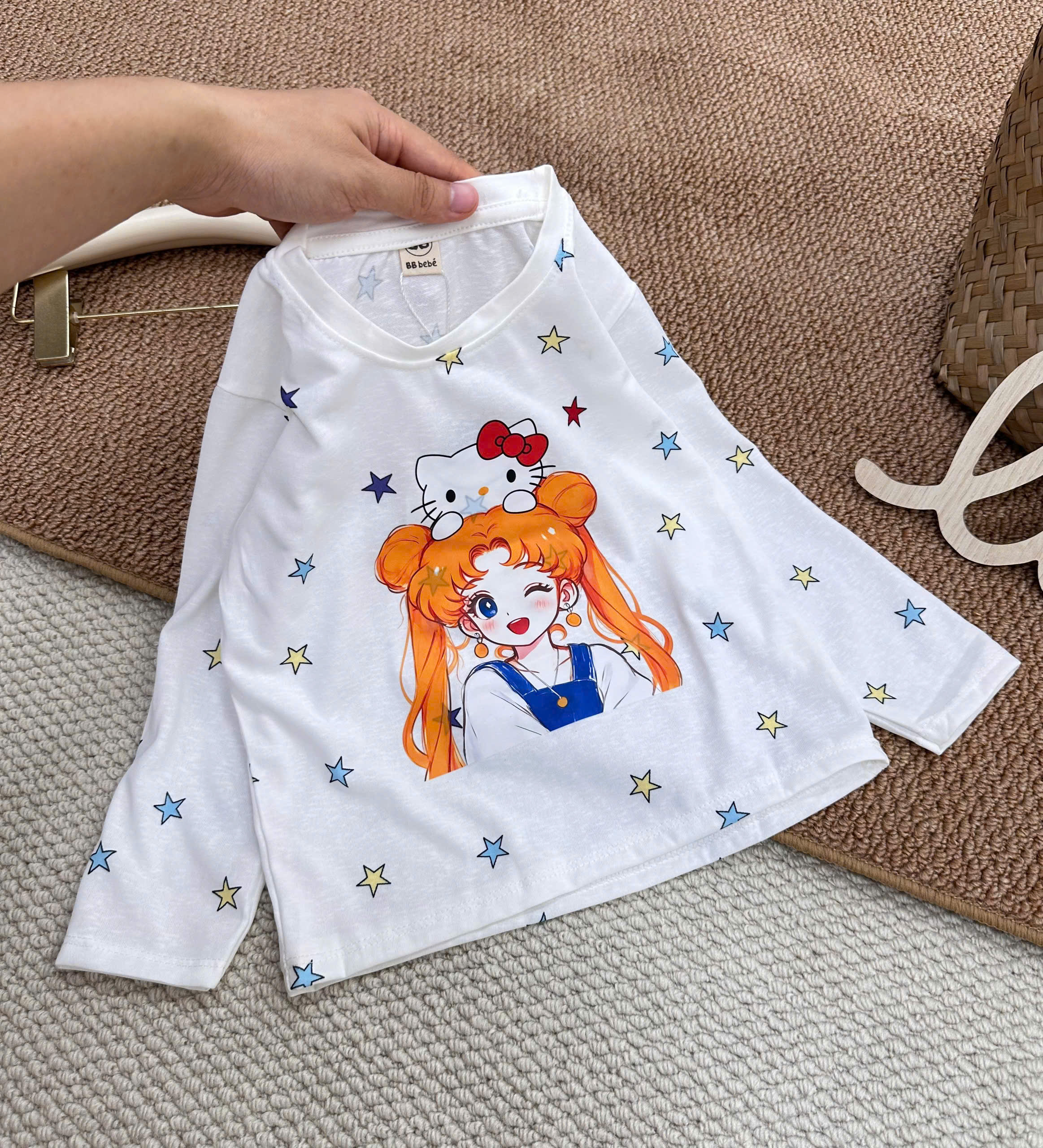 A516 - SET 3 ÁO TRẮNG VÀNG HỒNG