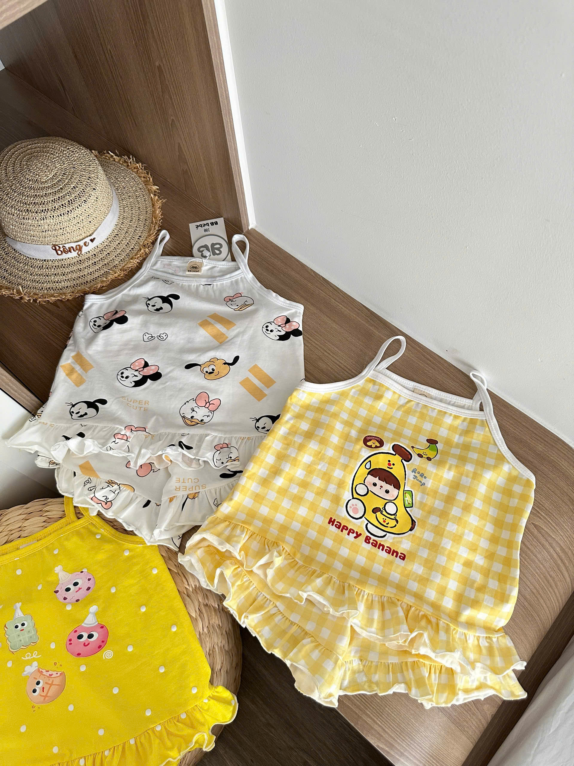 XẢ A550 - SET 3 BỘ 2 DÂY TONE VÀNG TRẮNG